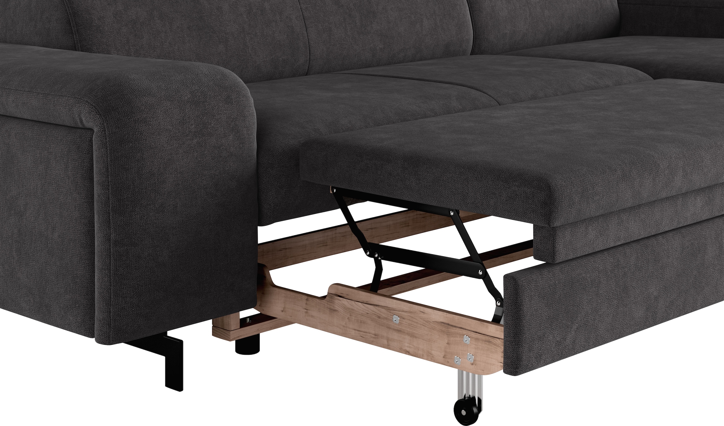 COTTA Ecksofa »Emma L-Form«, mit Kopfteilverstellung, wahlweise mit Bettfunktion & Bettkasten