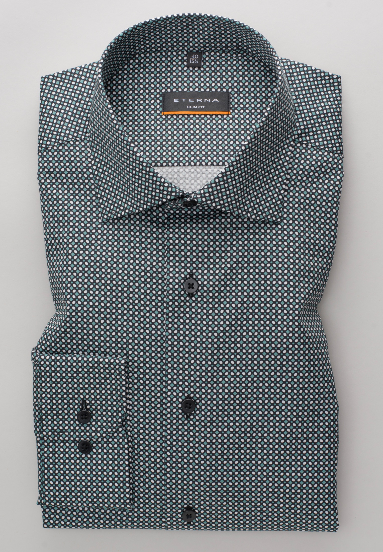 Eterna Langarmhemd »SLIM FIT«, NON IRON (bügelfrei)