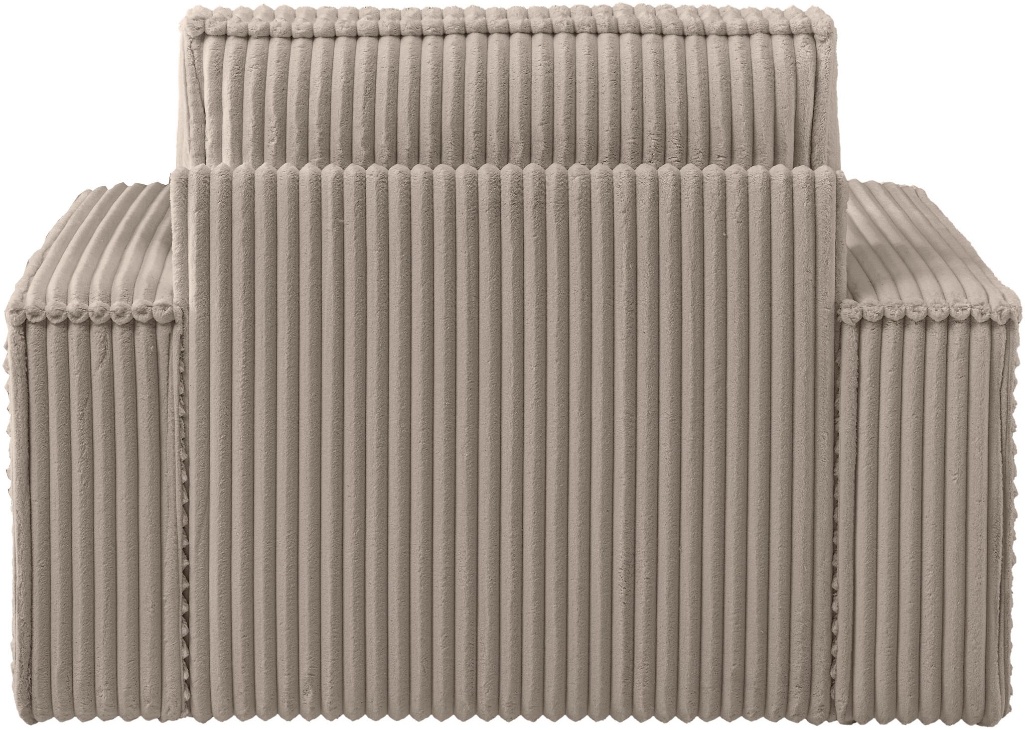 andas Loveseat »FINNLEY, XXL-Sessel, Lesesessel, trendige Stoffe, inkl. Zierkissen« 1 Stk. tlg. verfügbar in den Stoffqualitäten Bouclé, Struktur fein und Mega Cord