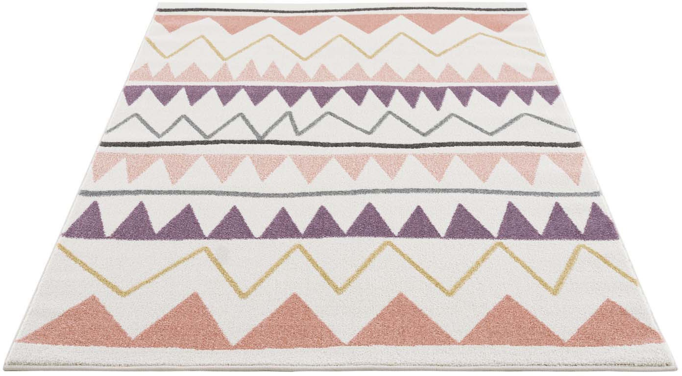 Image of Carpet City Kinderteppich »Anime9382«, rechteckig, 11 mm Höhe, Spielteppich, Zickzack, Weicher Flor, Pflegeleicht, Kinderzimmer bei Ackermann Versand Schweiz