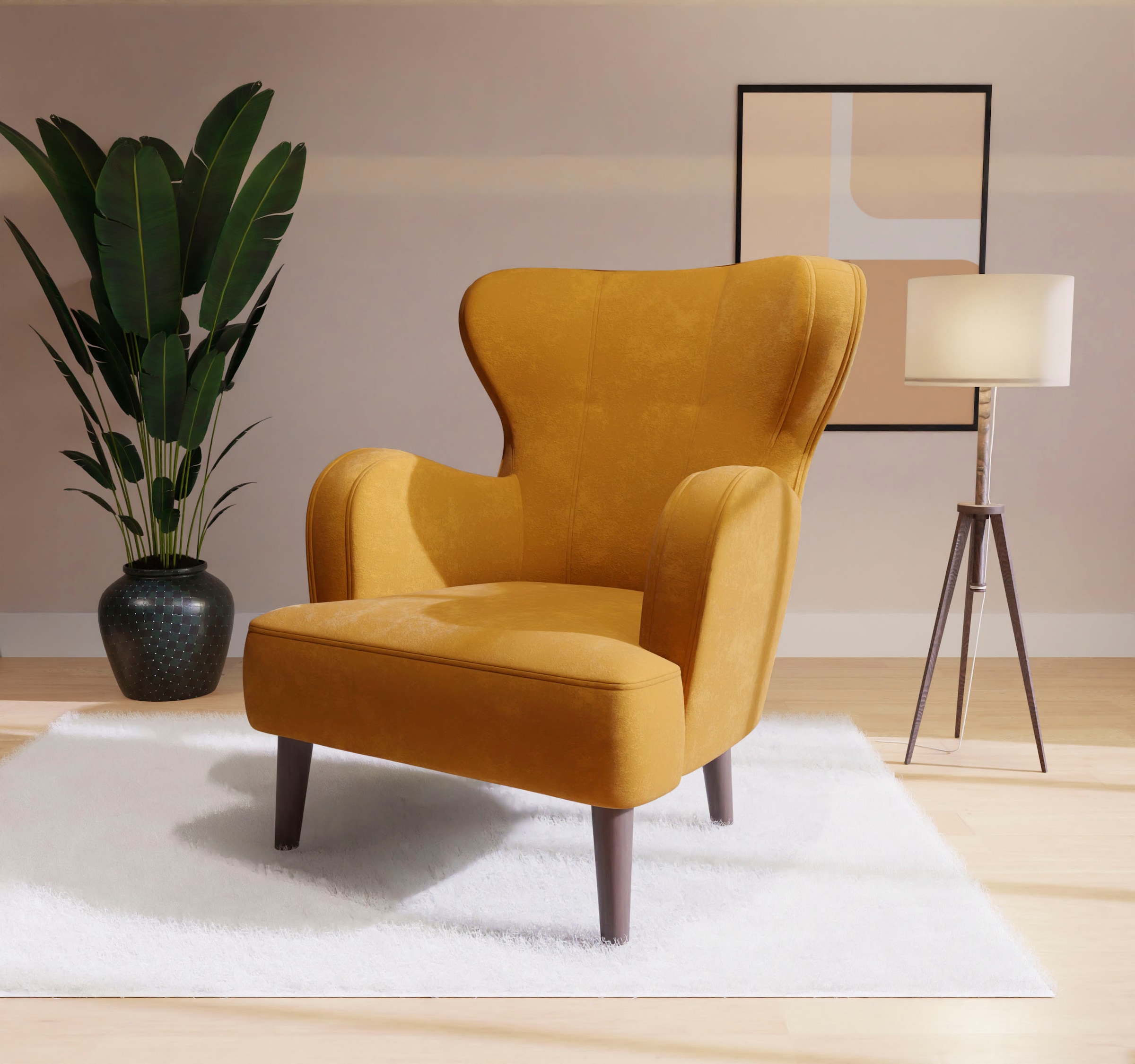 Image of Home affaire Sessel "SICILIA" moderner Ohrensessel