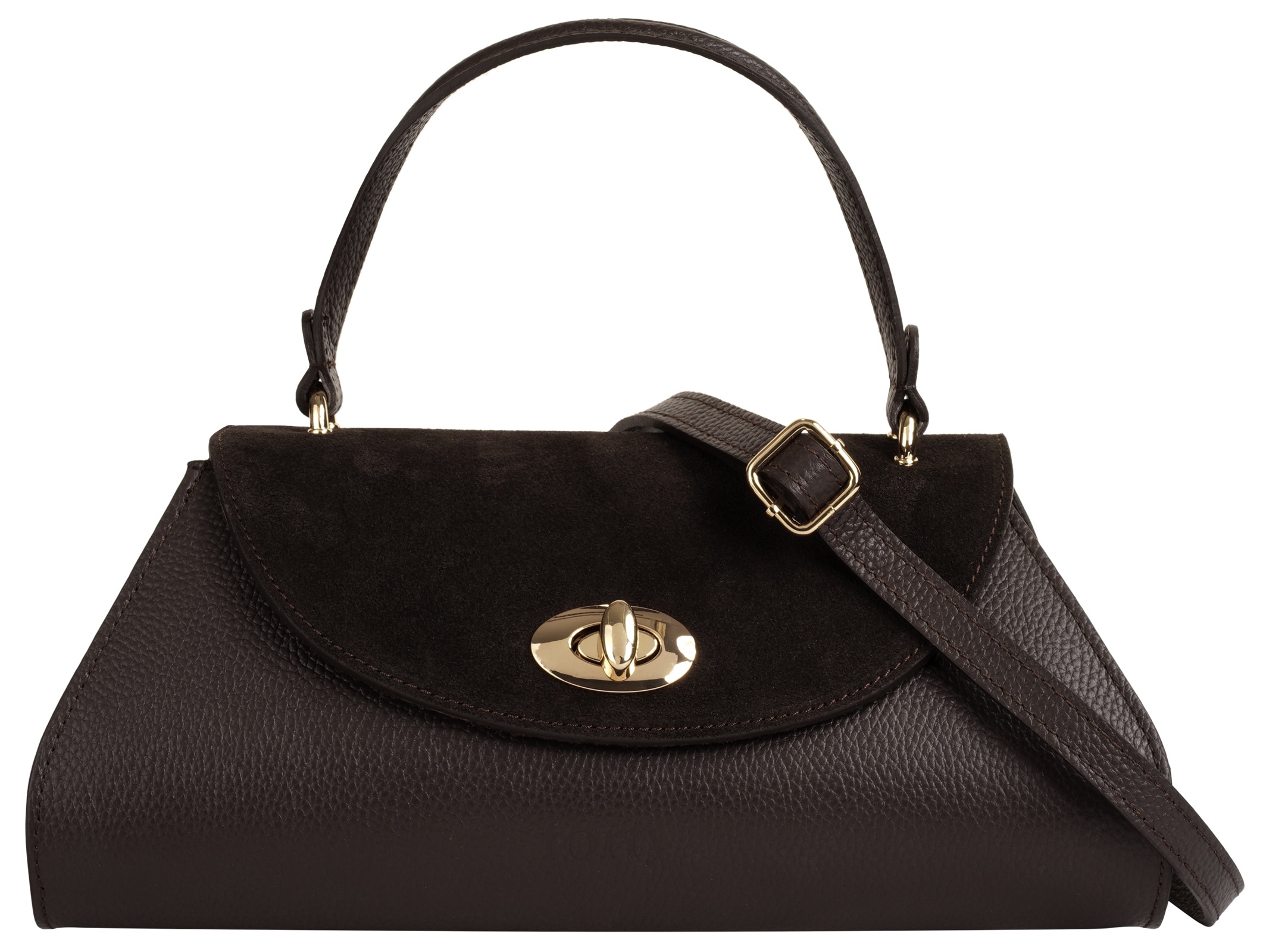 Image of forty Henkeltasche "FORTY Damen LIRAMARA echt Leder, Made in Italy" echt Leder, Made in Italy