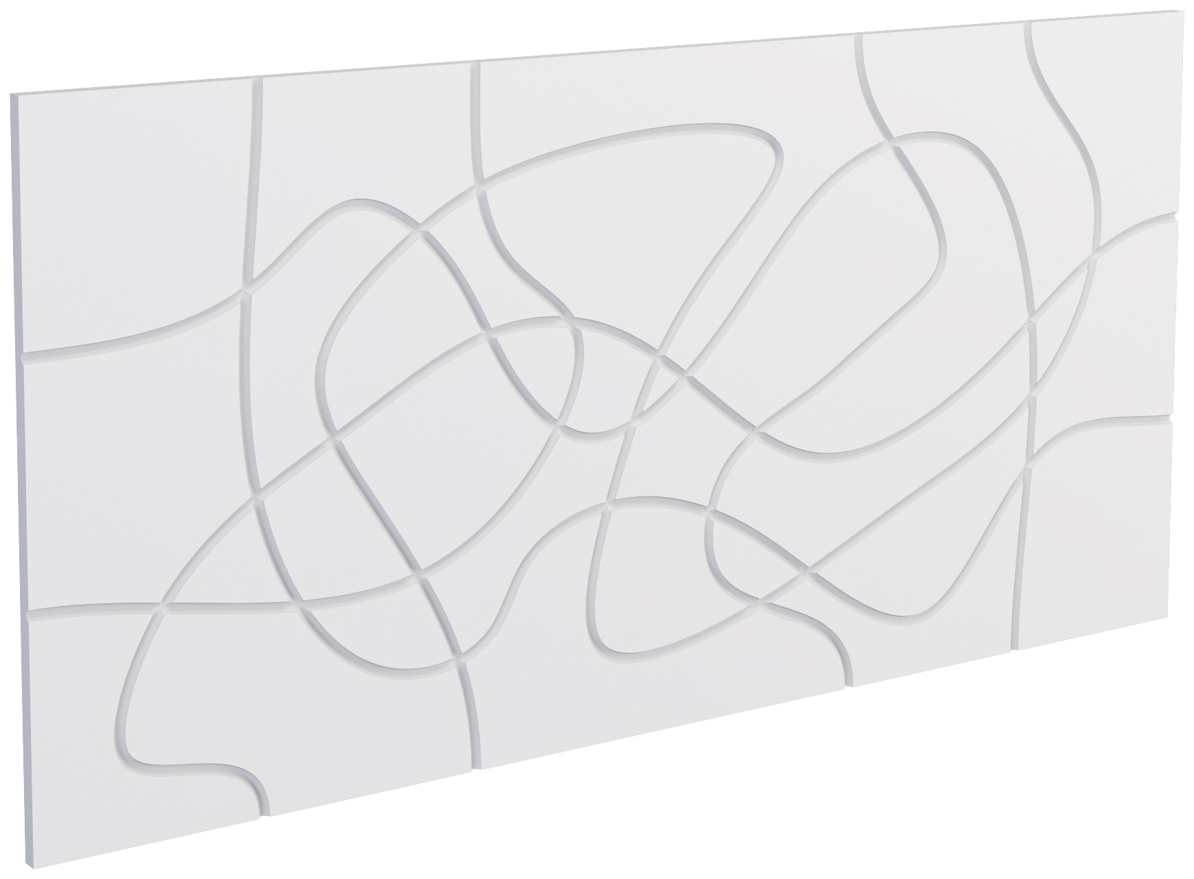 Image of Decoflair 3D Wandpaneel »Laces«, (Set, 3 tlg.), mit 3D-Effekt, weiss bei Ackermann Versand Schweiz