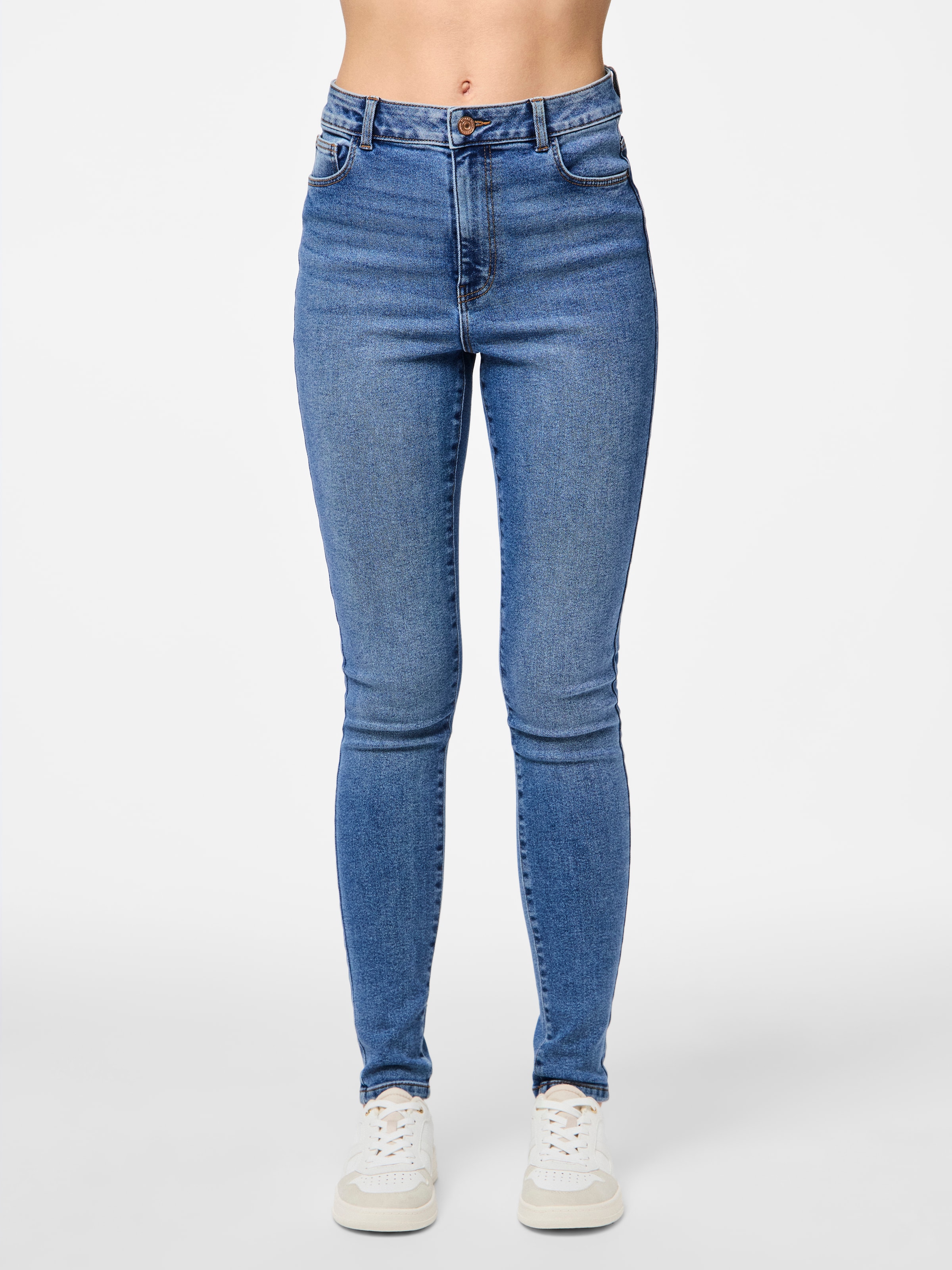 Image of pieces Skinny-fit-Jeans "PCDANA HW SKINNY JEANS MB402 NOOS"