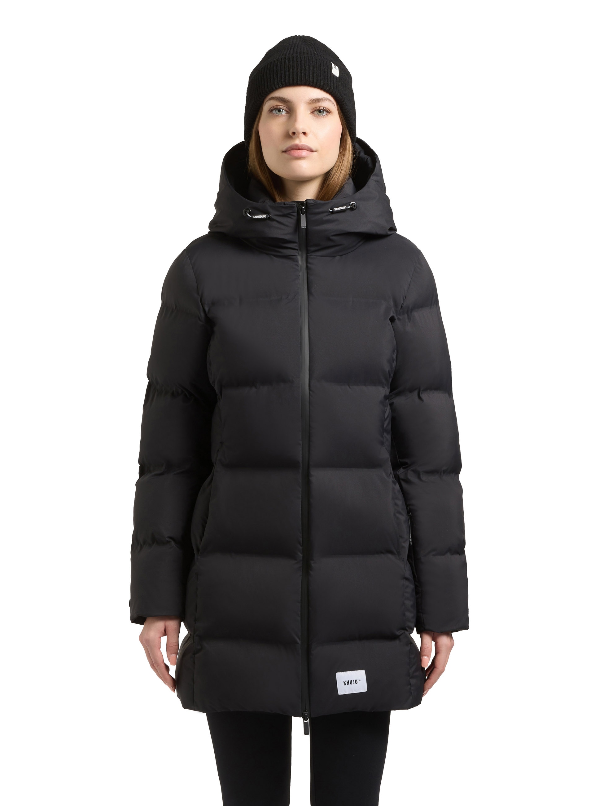 Image of khujo Steppjacke "TANARE5" mit Kapuze Reissverschlusstaschen mit Fleecefutter