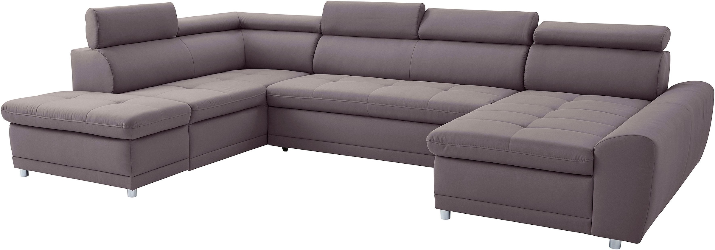 sit&more Wohnlandschaft »Riva U-Form« wahlweise mit Bettfunktion