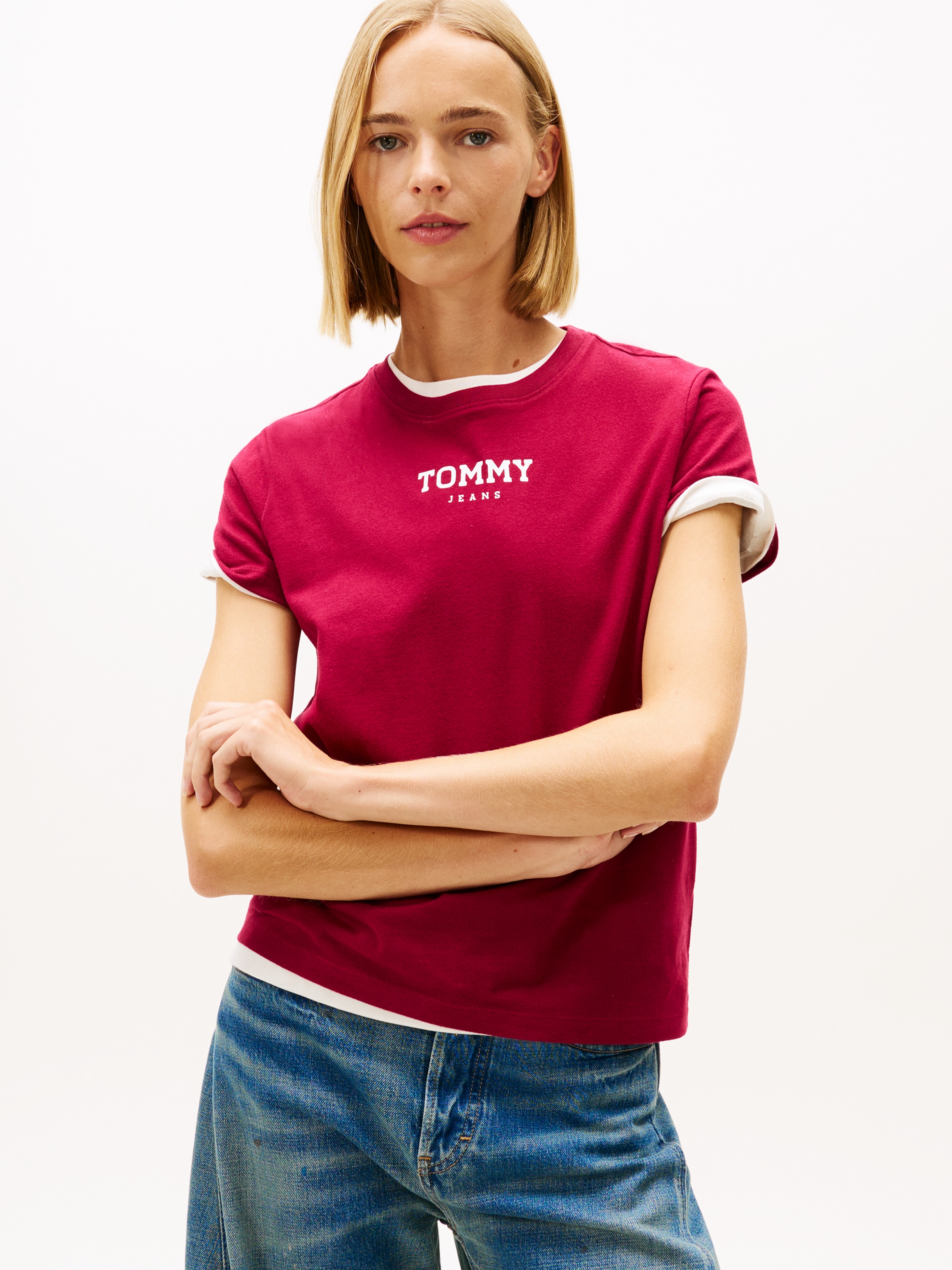 Tommy Jeans Kurzarmshirt »TJW REG ESSENTIAL LOGO 2 TEE EXT«