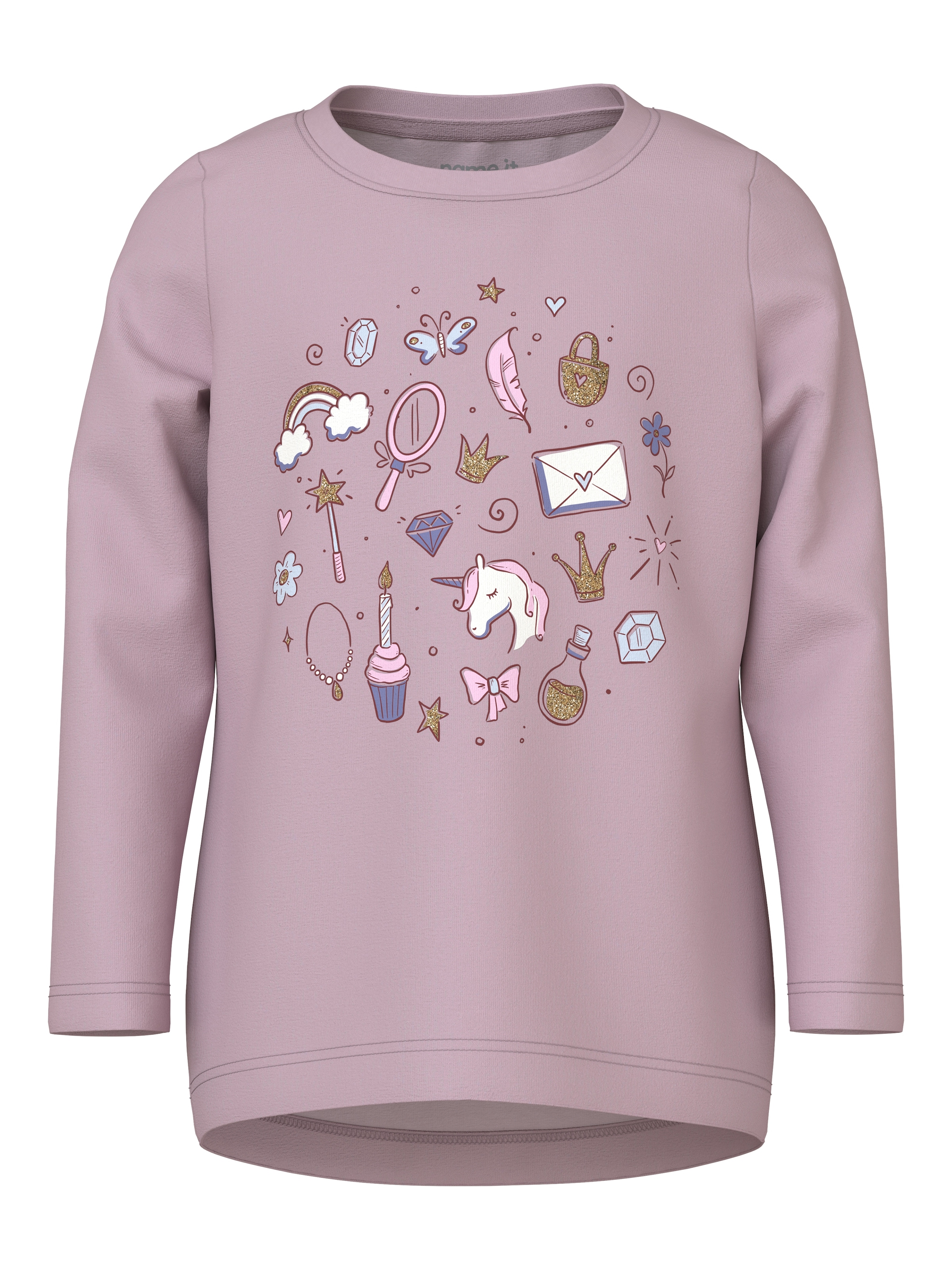 Name It T-shirt à manches longues »NMFVIX 2P  LS TOP« Packung, 2er-Pack, 2 pièces Baumwollmischung, regular fit