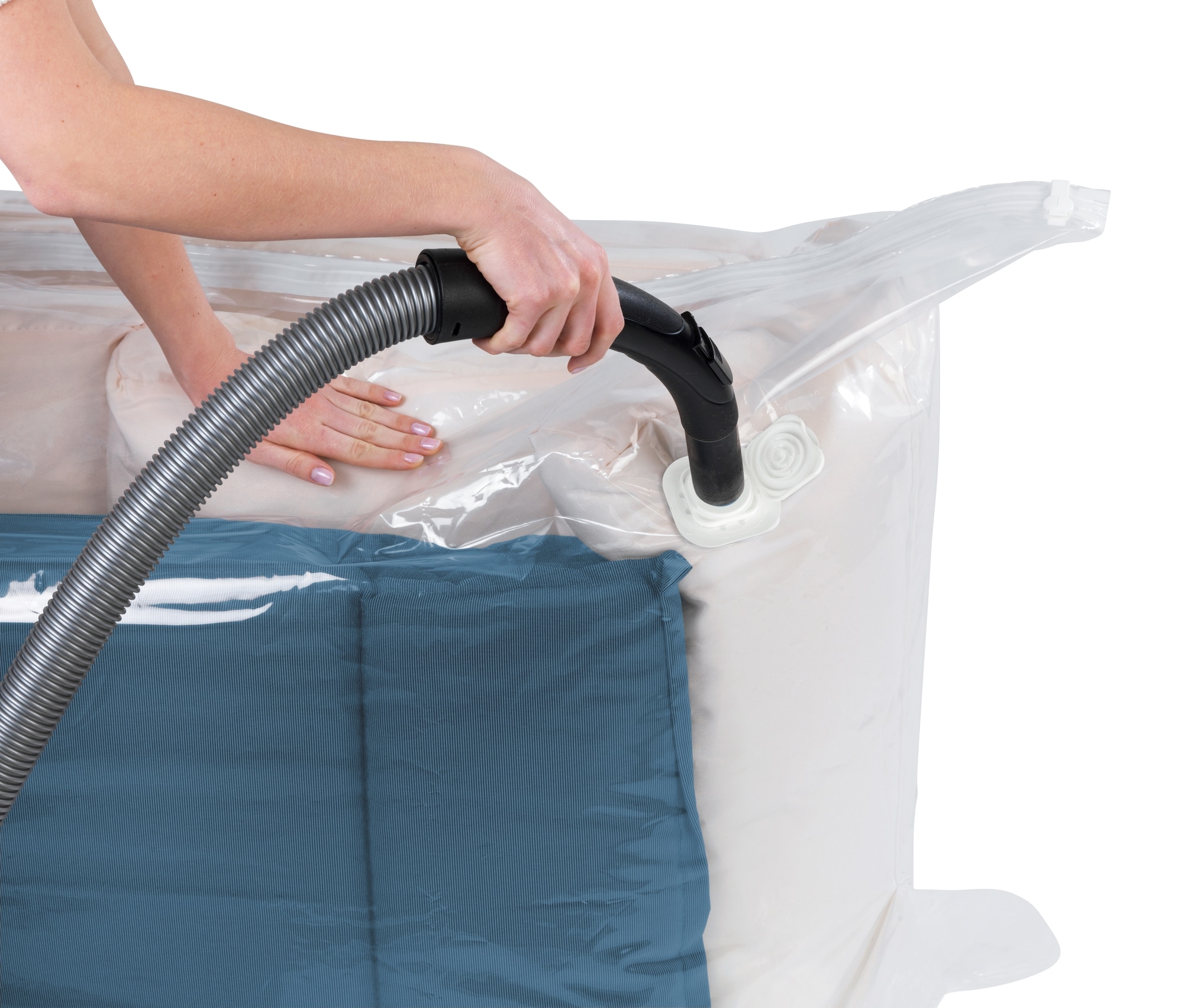 WENKO Vakuumierbeutel »Vakuum Jumbo Cube XXL« extra grosser Vakuumbeutel für Kleidung, Gartenpolster & Bettdecken