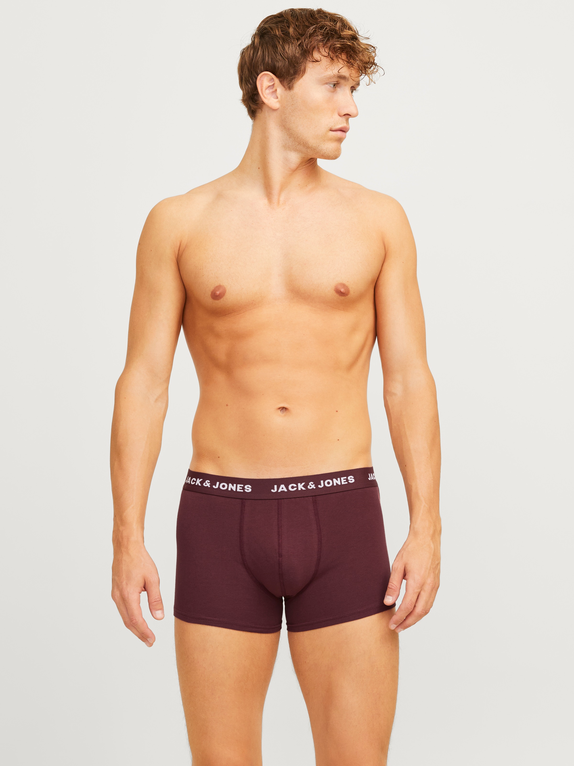 Jack & Jones Tronc »JACTEO – Elastische Boxershorts mit Stretch und Bund« Packung, 5 cuis tlg., bedruckt, modisch, regular fit, Jersey