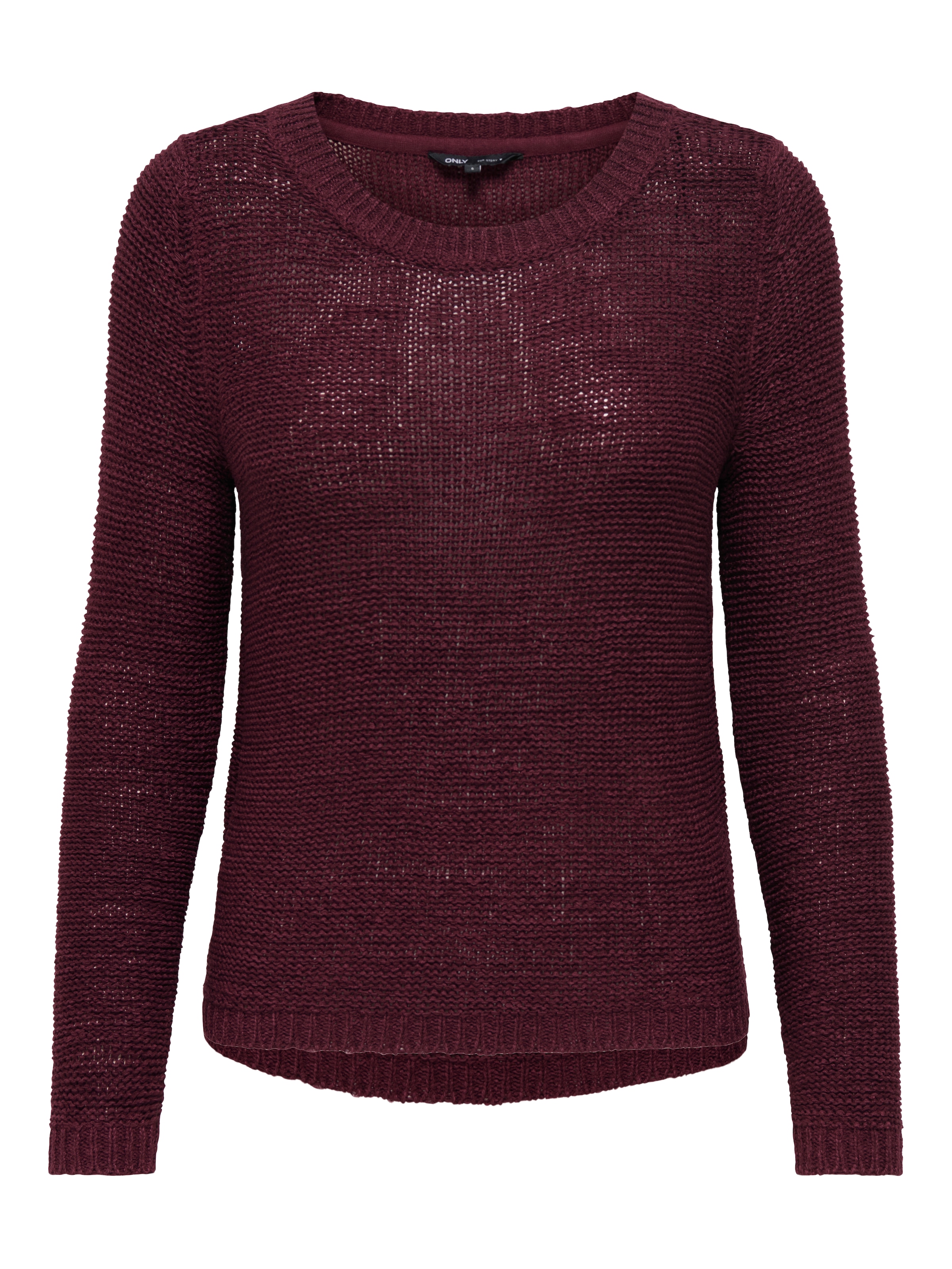 ONLY Strickpullover »ONLGEENA XO L/S PULLOVER KNT NOOS« mit Rundhalsausschnitt