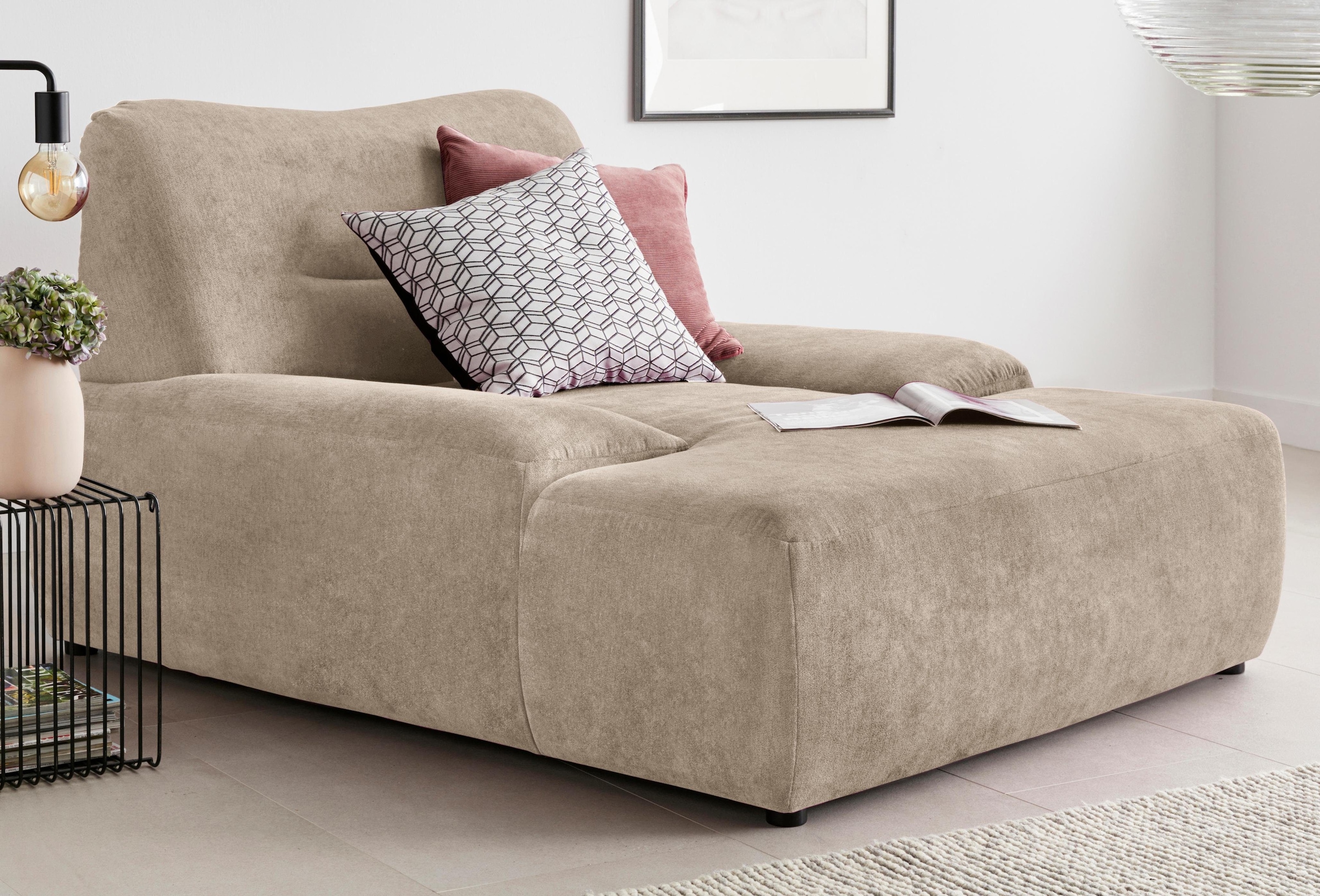 Image of DOMO collection Loveseat "Cesena Designsessel zum Kuscheln, komfortabel Relaxen, Breite 122cm" bequem und stylish, frei im Raum stellbar