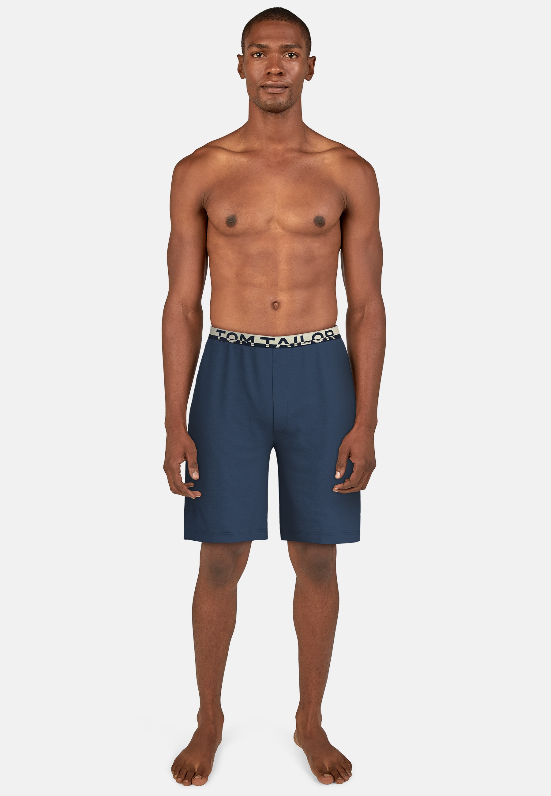 TOM TAILOR Bermuda »Brügge«  Logobund, Seitentaschen, locker, bequem, atmungsaktiv, Baumwollmix