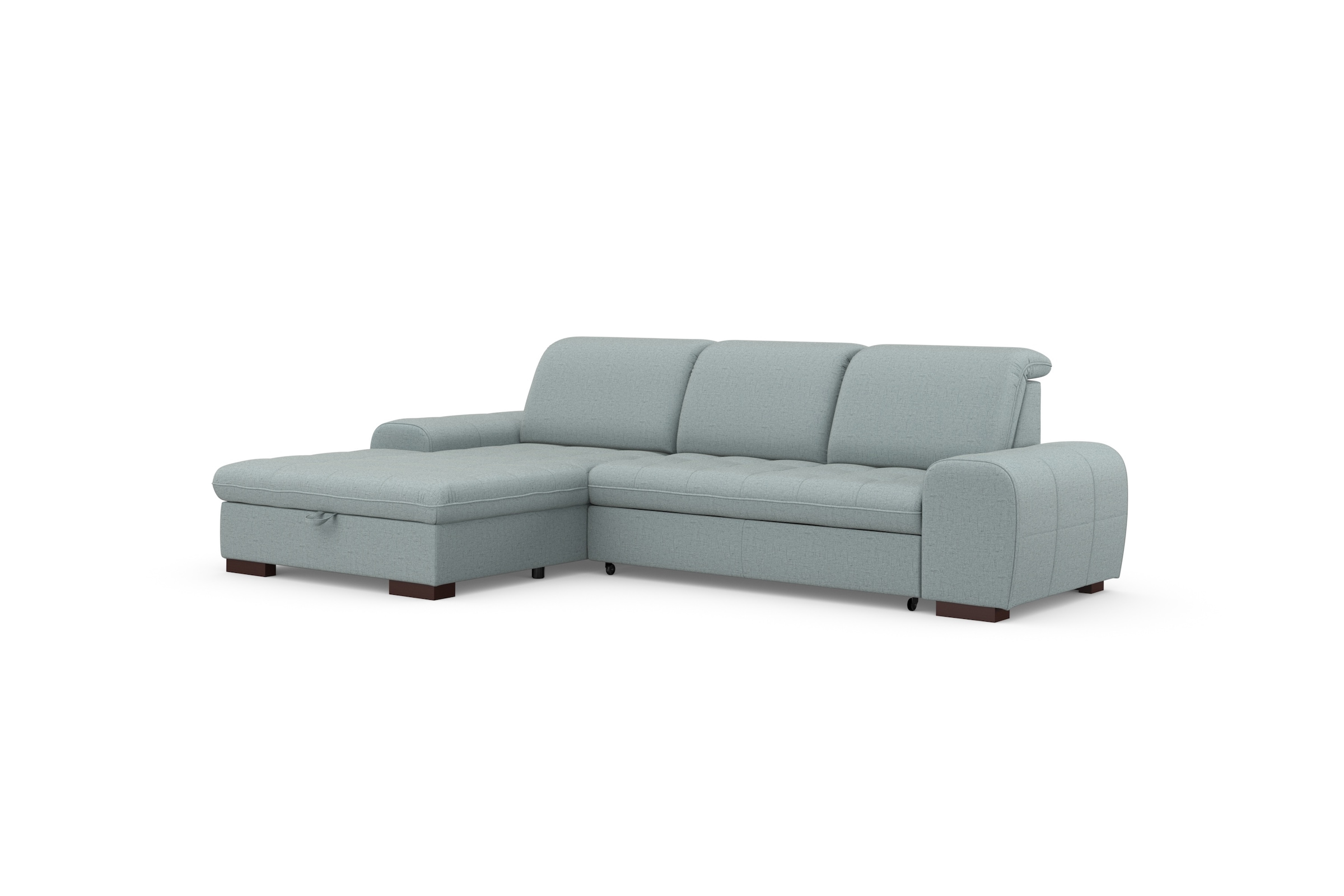 sit&more Ecksofa »Luxor L-Form«, wahlweise mit Bettfunktion, Bettkasten und Kopfteilverstellung