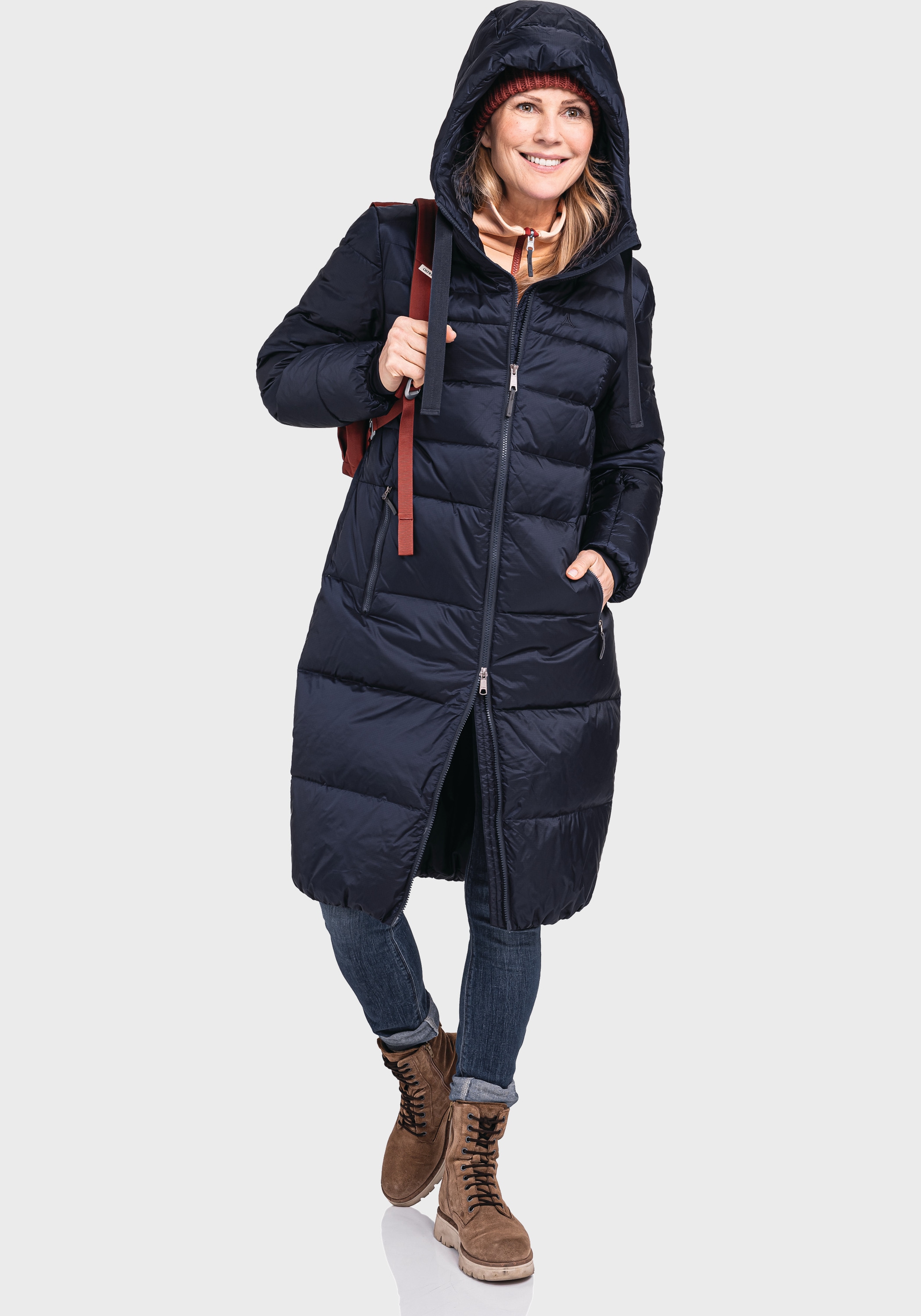 Schöffel Parka »Down Coat Kenosha L«, mit Kapuze