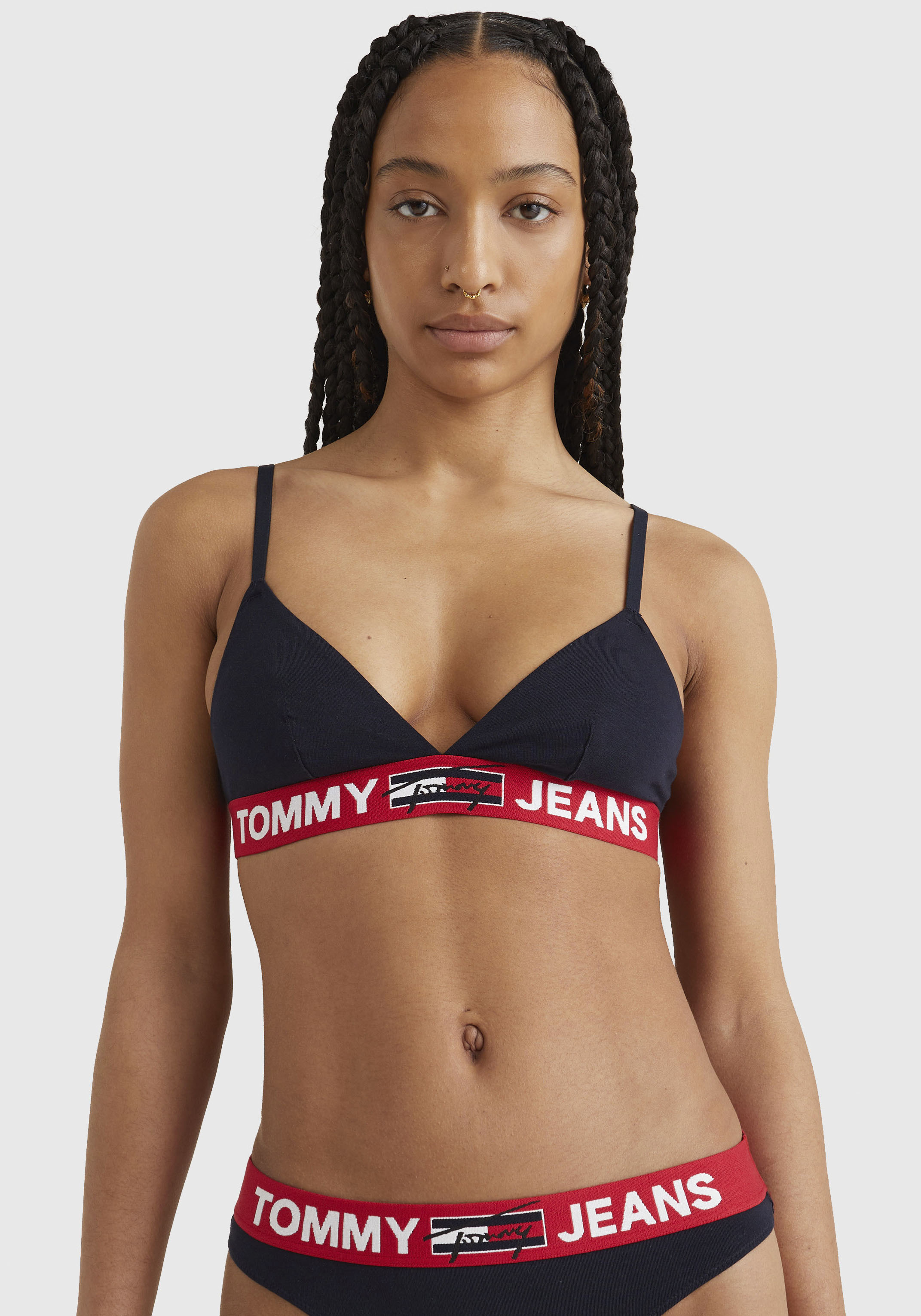 Tommy Hilfiger Underwear Triangel-BH »TRIANGLE BRALETTE UNLINED«, mit Tommy Hilfiger Logo-Schriftzug auf dem Elastiktape-Tommy Hilfiger 1
