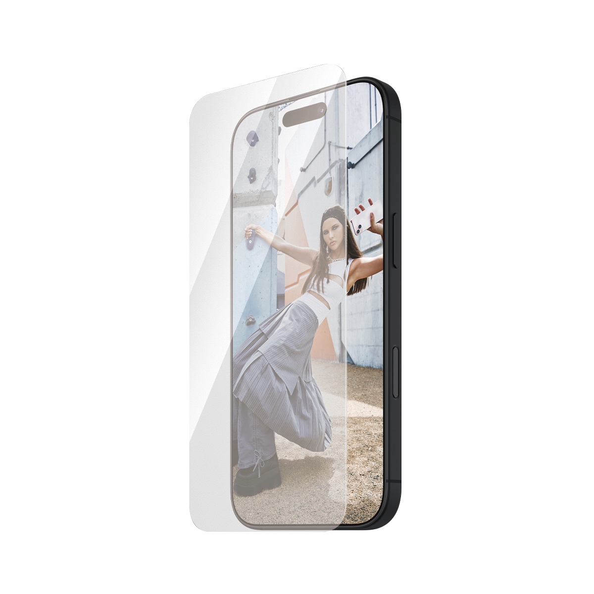 SAFE by PanzerGlass Displayschutzglas »Ultra-Wide Fit Screen Protection«, für Apple iPhone 16 Plus-Apple iPhone 15 Plus, (1 St.), Displayschutzfolie, Schutzfolie, Bildschirmschutz, kratz- & stossfest