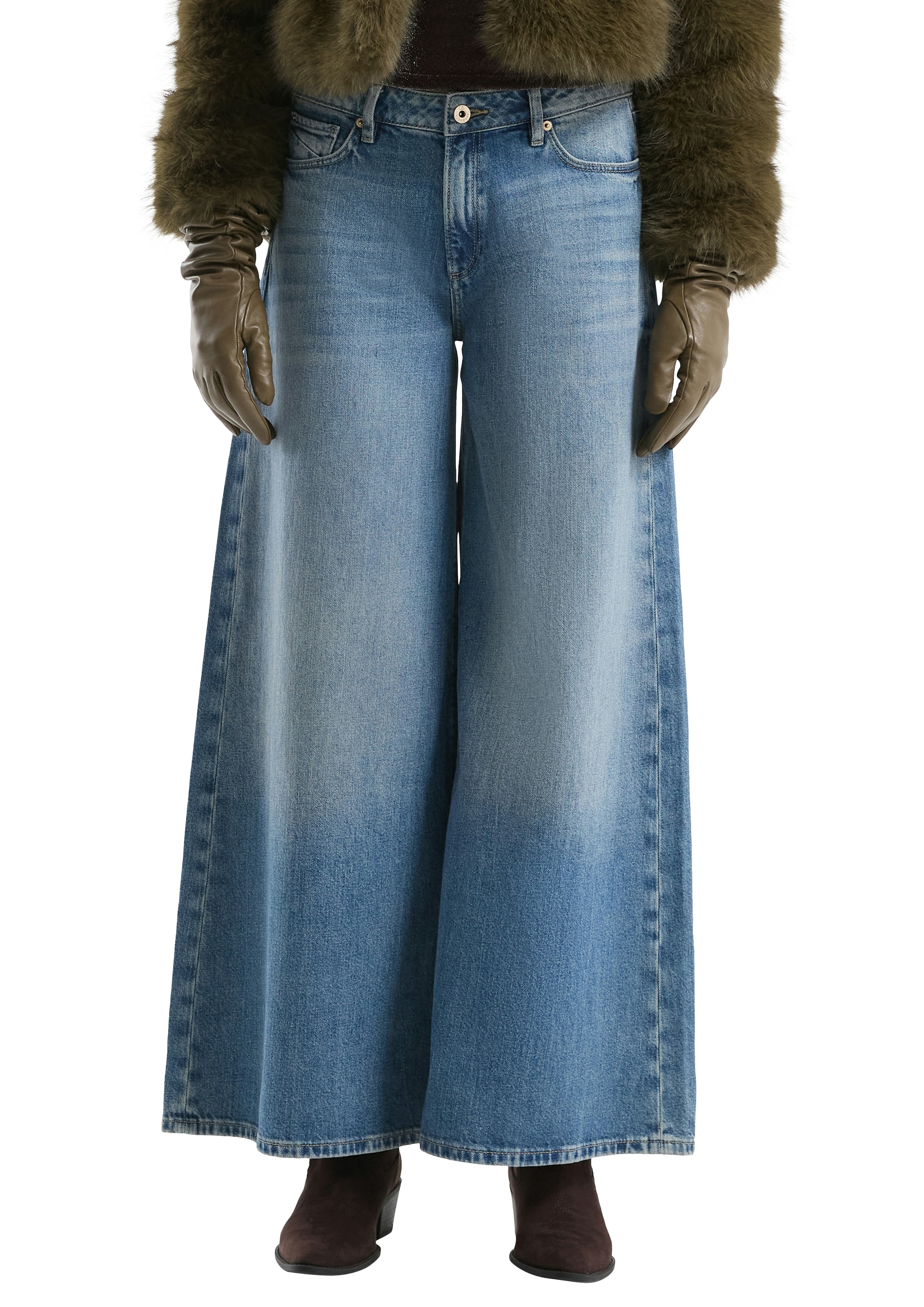 Image of QS Weite Jeans im Five-Pocket Style