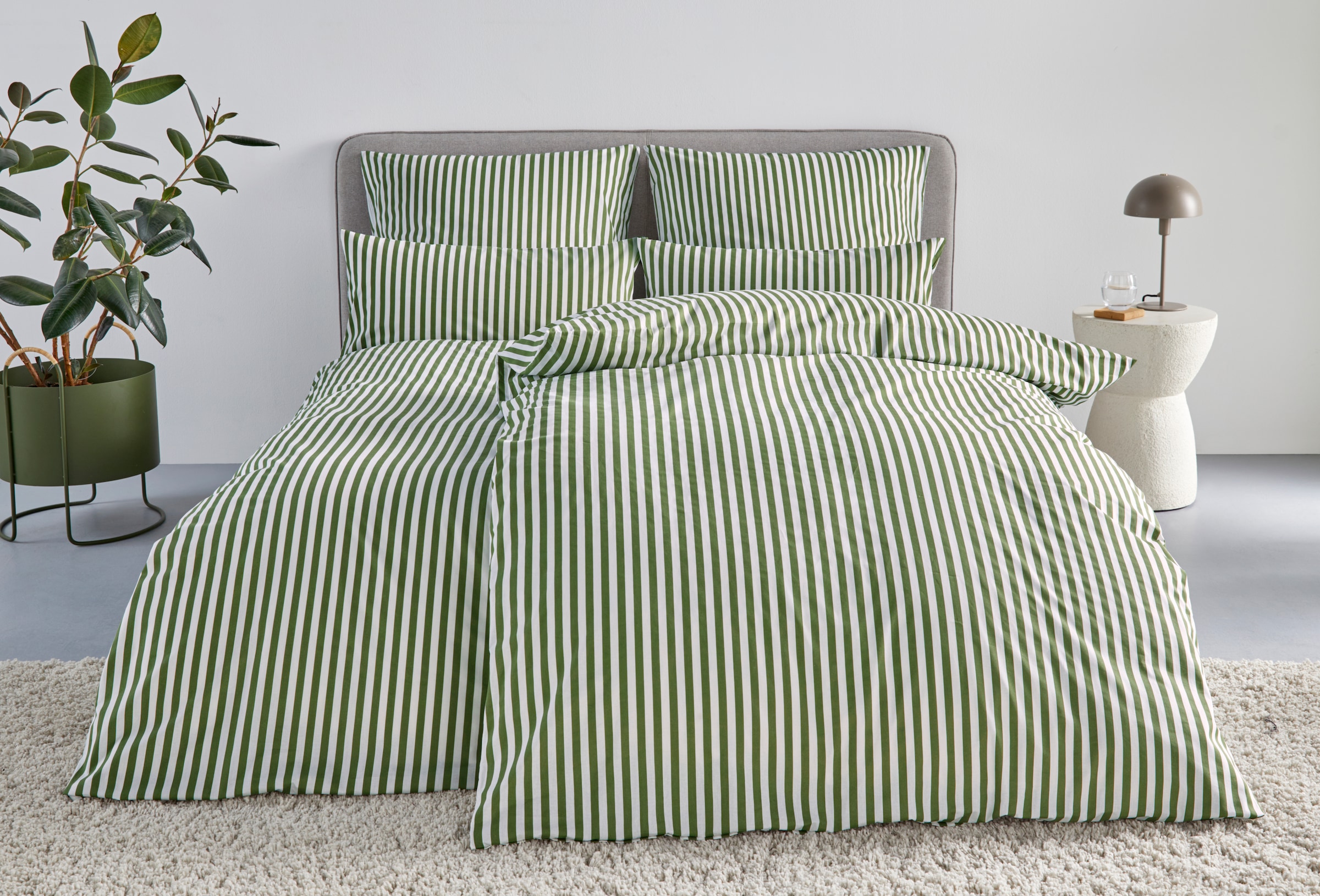 LeGer Home by Lena Gercke Bettwäsche »Linnea«, aus 100% Baumwolle, Streifendesign