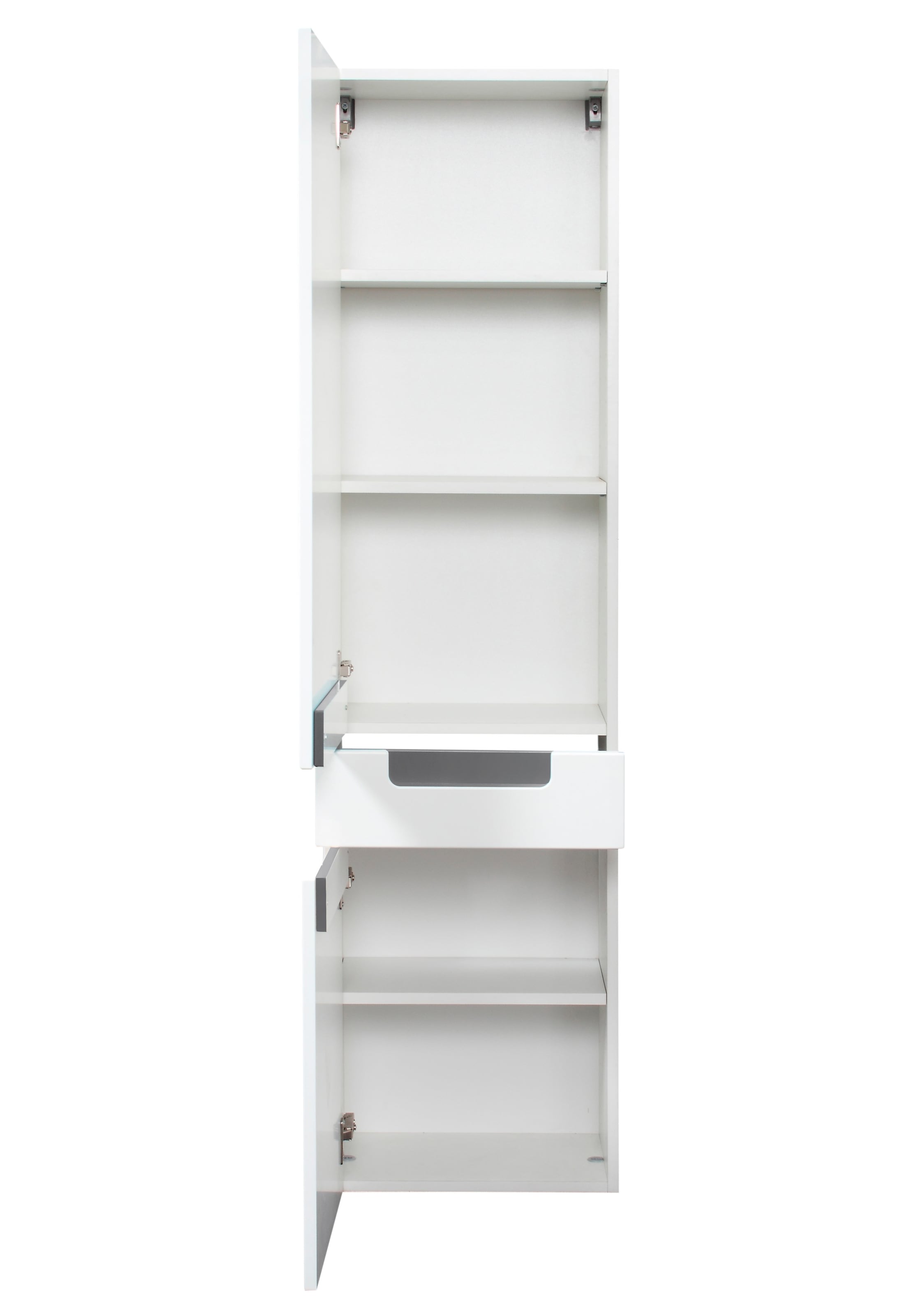 welltime Hochschrank »Siena«, Breite 40 cm, mit hochglänzenden Fronten in weiss