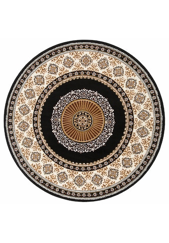Home affaire Teppich »Shari«, rund, 7 mm Höhe, Orient-Dekor, mit Bordüre, Kurzflor,... kaufen