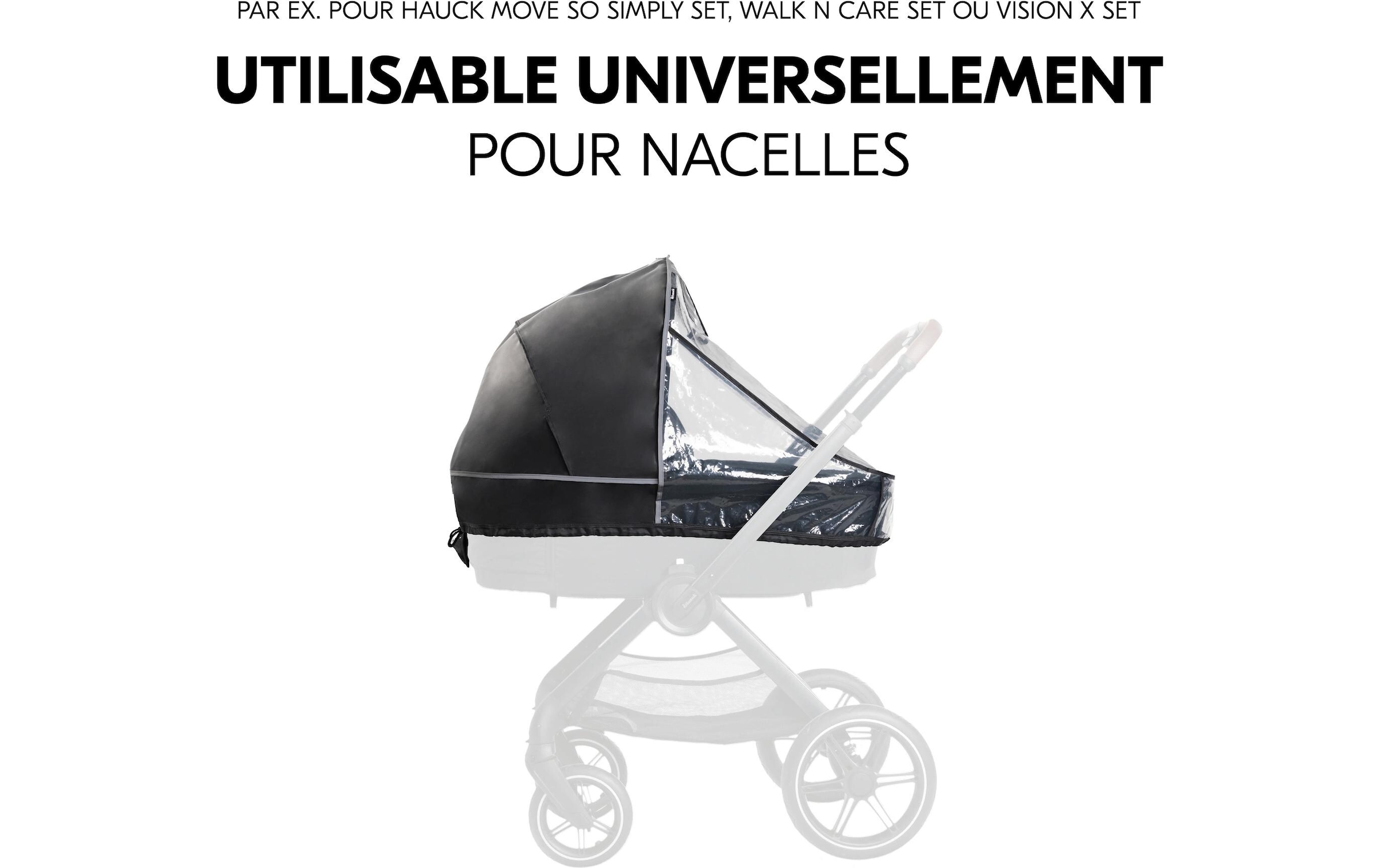 Hauck Housse de pluie pour poussette »Carrycot Raincover«