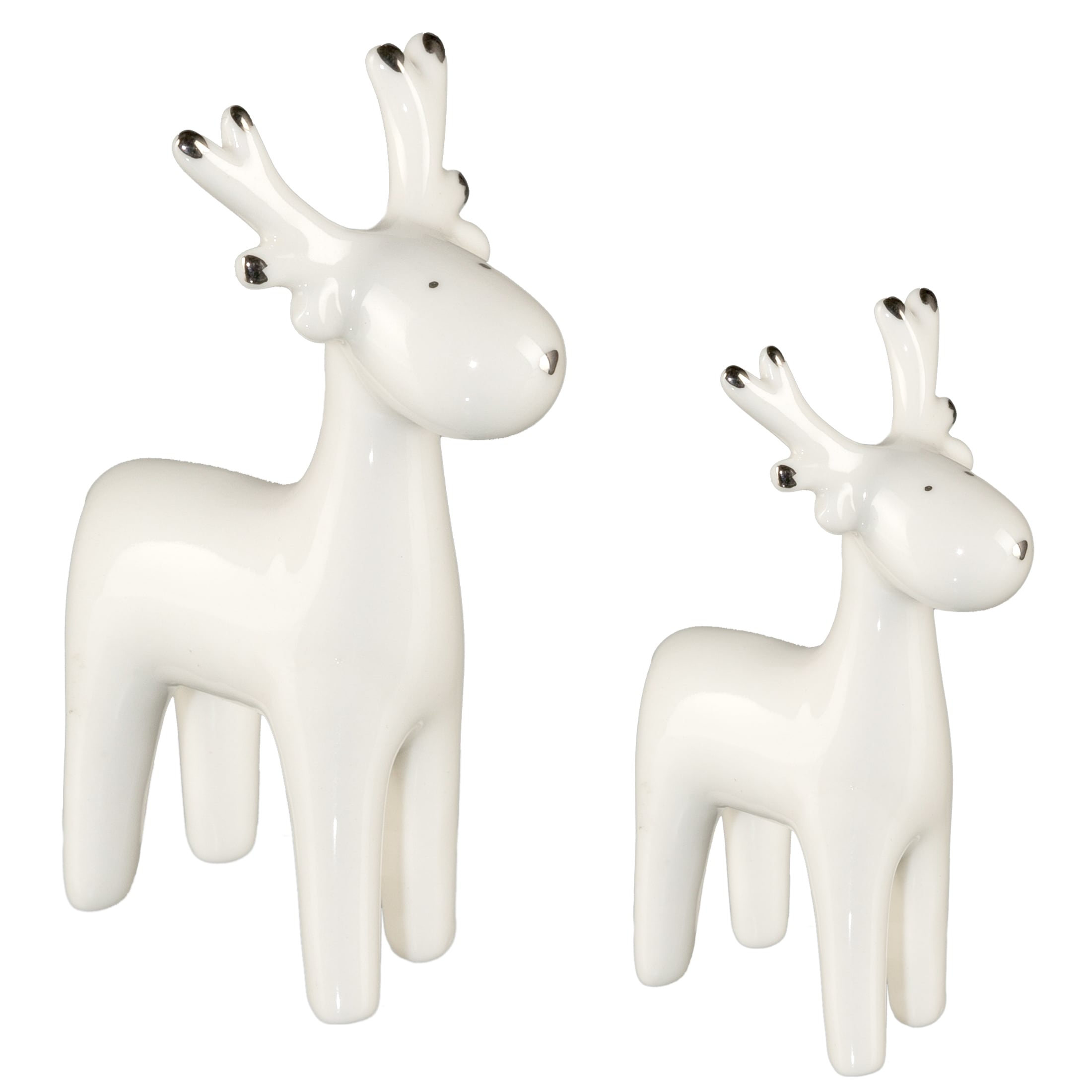 Creativ home Weihnachtsfigur »Keramikfigur Elch« in zwei Grössen handbemalt