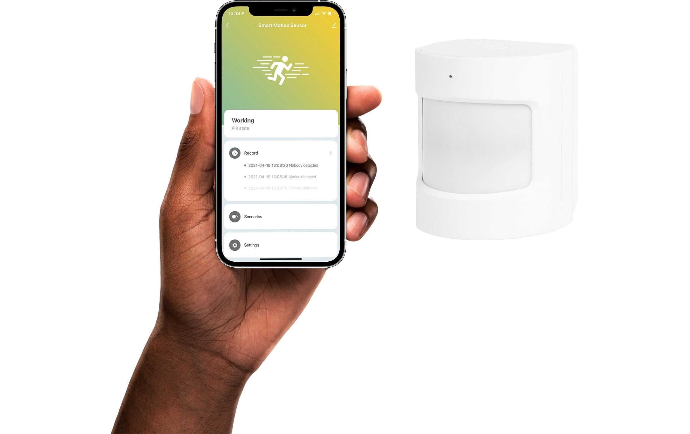 Smart-Home-Steuerelement »hombli Bluetooth PIR Motion Sensor Weiss«