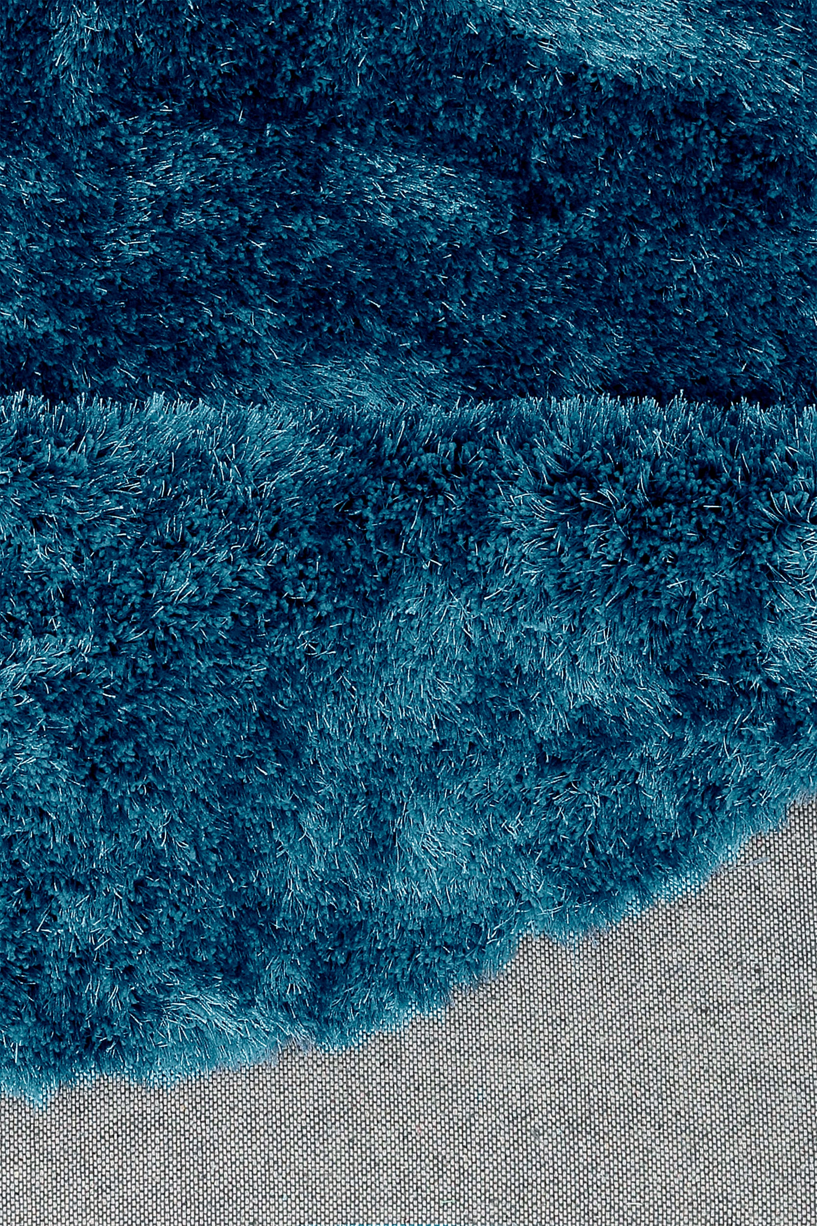 Bruno Banani Hochflor-Teppich »Dana Teppich, Kundenliebling«, rund, 30 mm Höhe, unifarben, Mikrofaser Teppiche, Wohnzimmer, Schlafzimmer, Esszimmer