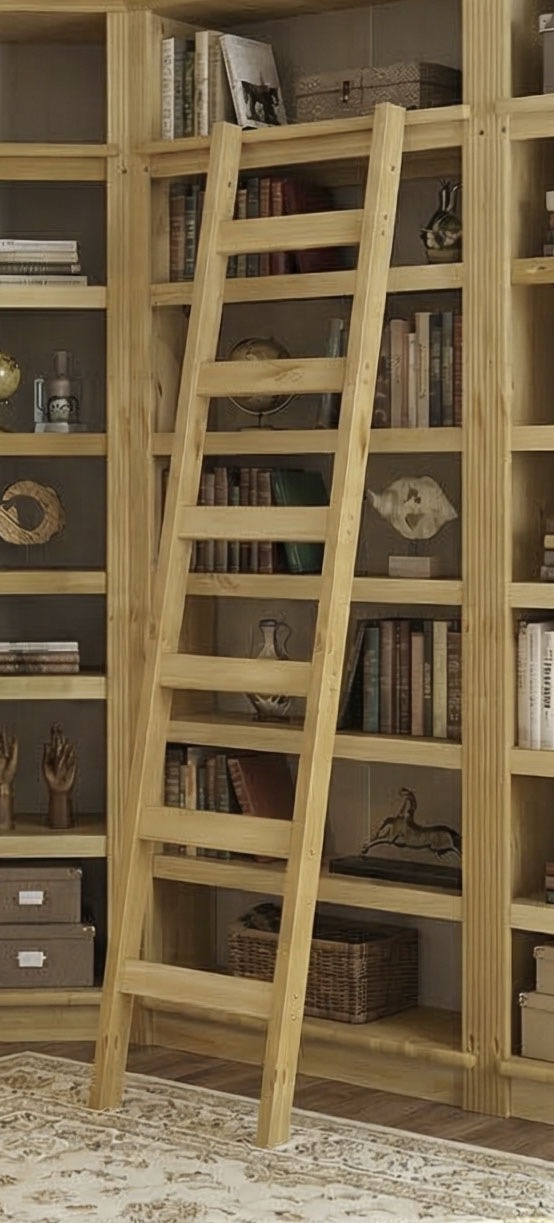 GOODproduct Leiterregal »Soeren Leiter B/T/H: 40/1,8/190 cm, massive Kiefer, FSC®-zertifiziert« passend für Regal Soeren Höhe 220 cm, funktionales Design