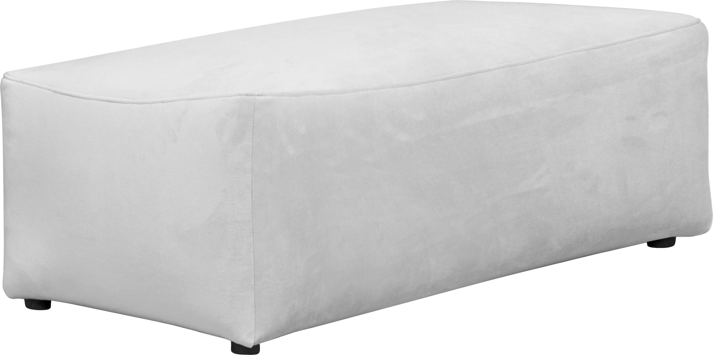 LeGer Home by Lena Gercke Polsterhocker »YANI Sitzhocker mit Wellenunterfederung, Masse B/T/H: 126/65/46 cm«, grosser Hocker passend zur Serie Yani, in hochwertiger Verarbeitung