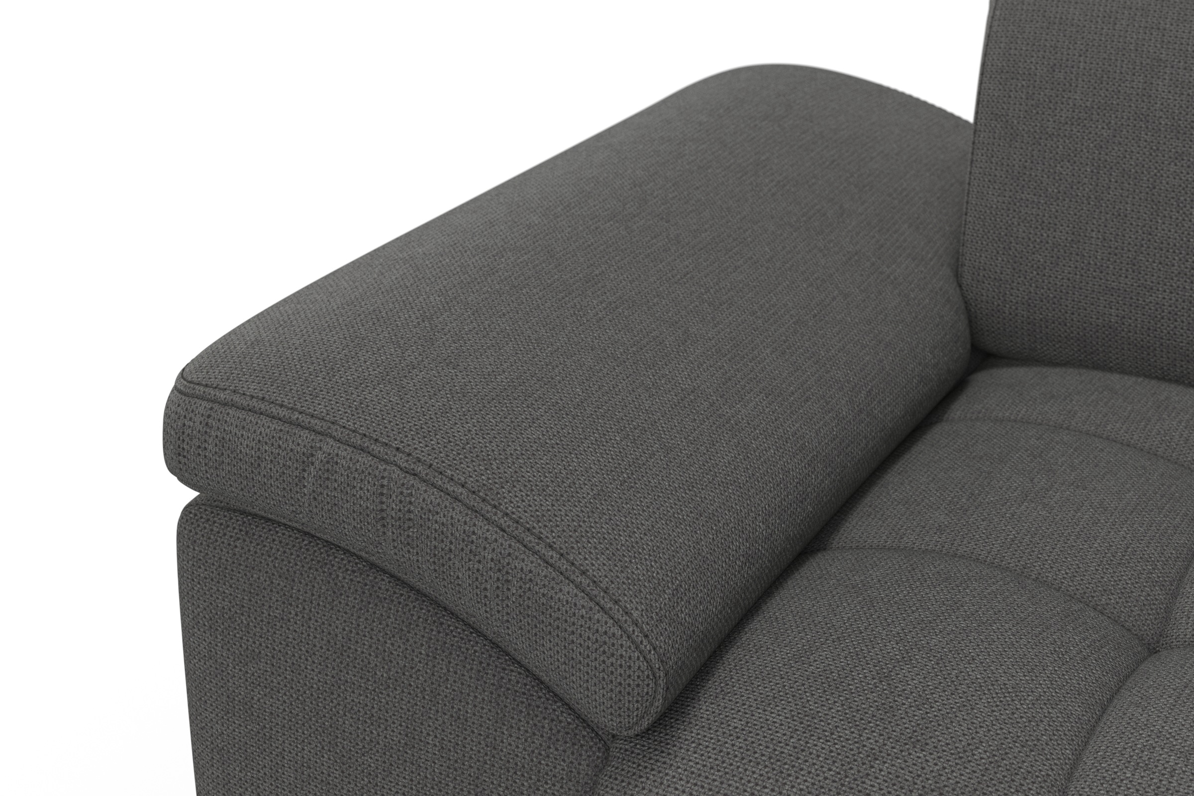 sit&more Ecksofa »Cool L-Form«, wahlweise mit Kopfteilverstellung und Vorziehsitz, motorisch