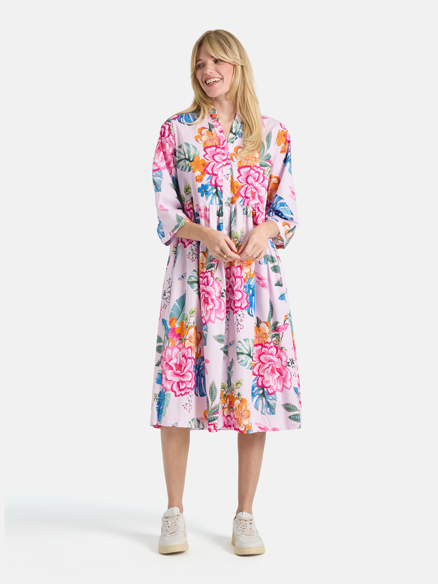 Image of Lieblingsstück Sommerkleid "RomyL" mit floralem Allover-Print