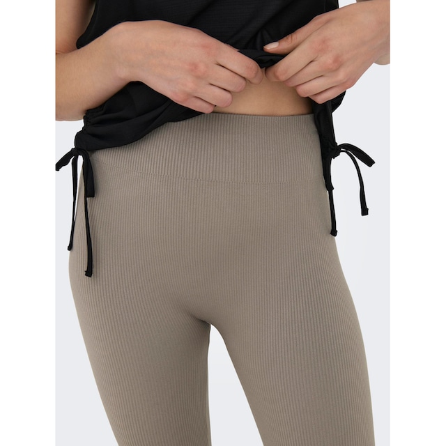 ONLY Play Trainingstights »ONPJAIA LIFE HW SEAM TIGHTS NOOS«, in gerippter  Struktur Trouver sur