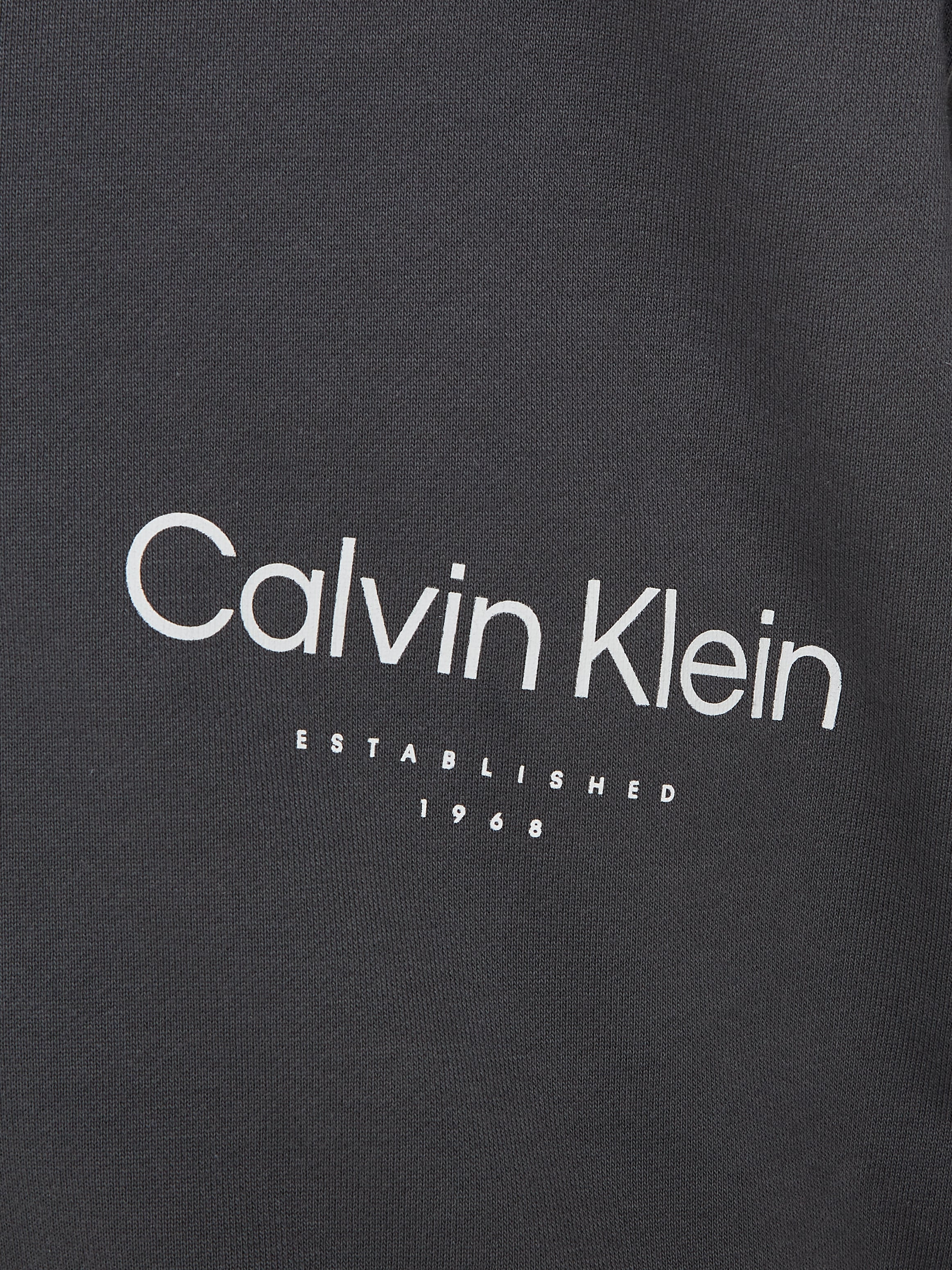 Calvin Klein Big&Tall Sweatshirt »BT_OFF PLACEMENT LOGO SWEATSHIRT«, in grossen Grössen mit Logoschriftzug