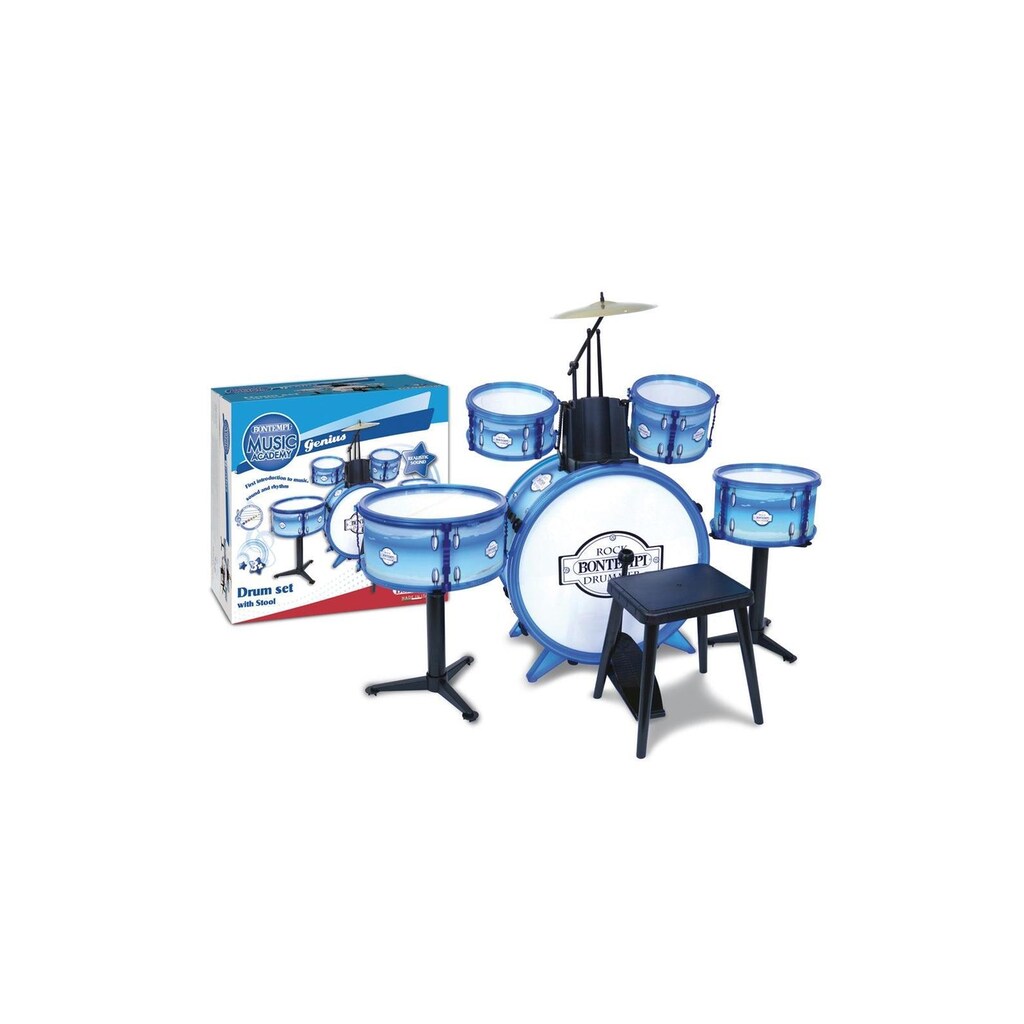 Bontempi Spielzeug-Musikinstrument »Schlagzeug blau«