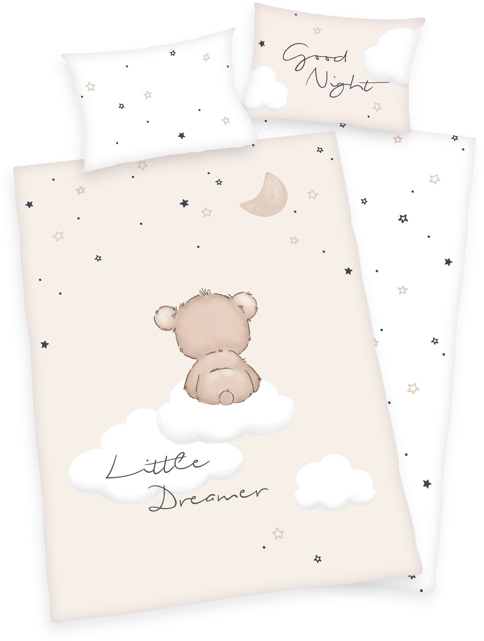 Baby Best Babybettwäsche »Little Dreamer«, (2 tlg.), mit liebevollem Motiv