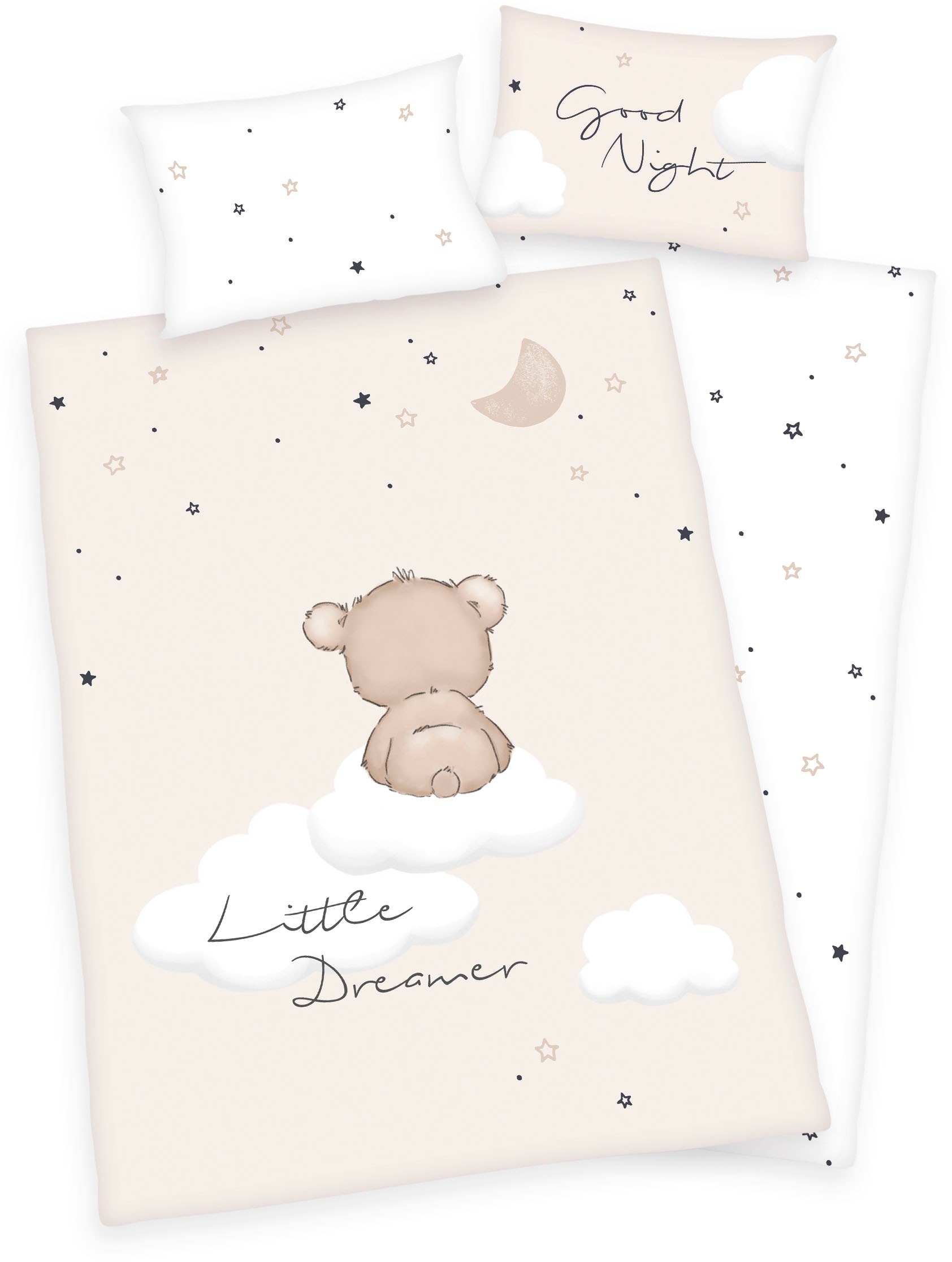 Image of Baby Best Babybettwäsche "Little Dreamer" 2 Stk. mit liebevollem Motiv