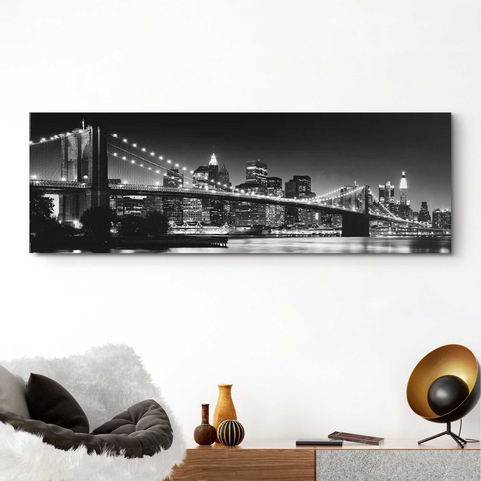 ♕ Reinders! York - versandkostenfrei Holzbild New 52x156 auf Panel bridge« brooklyn »Deco