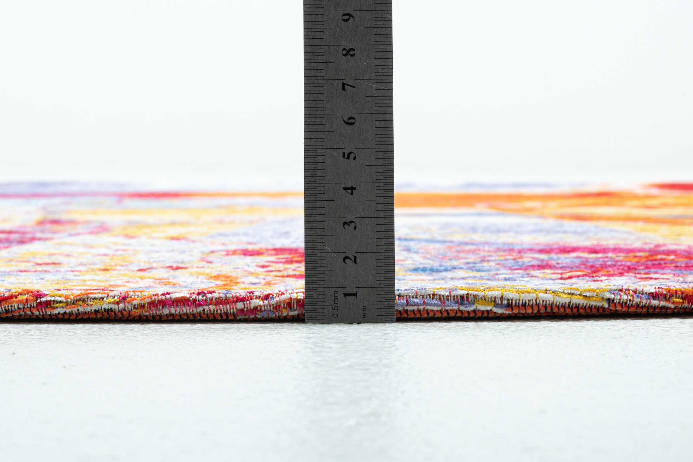 Sansibar Teppich »Keitum 013« rund 3 mm Höhe Flachgewebe, modernes Design