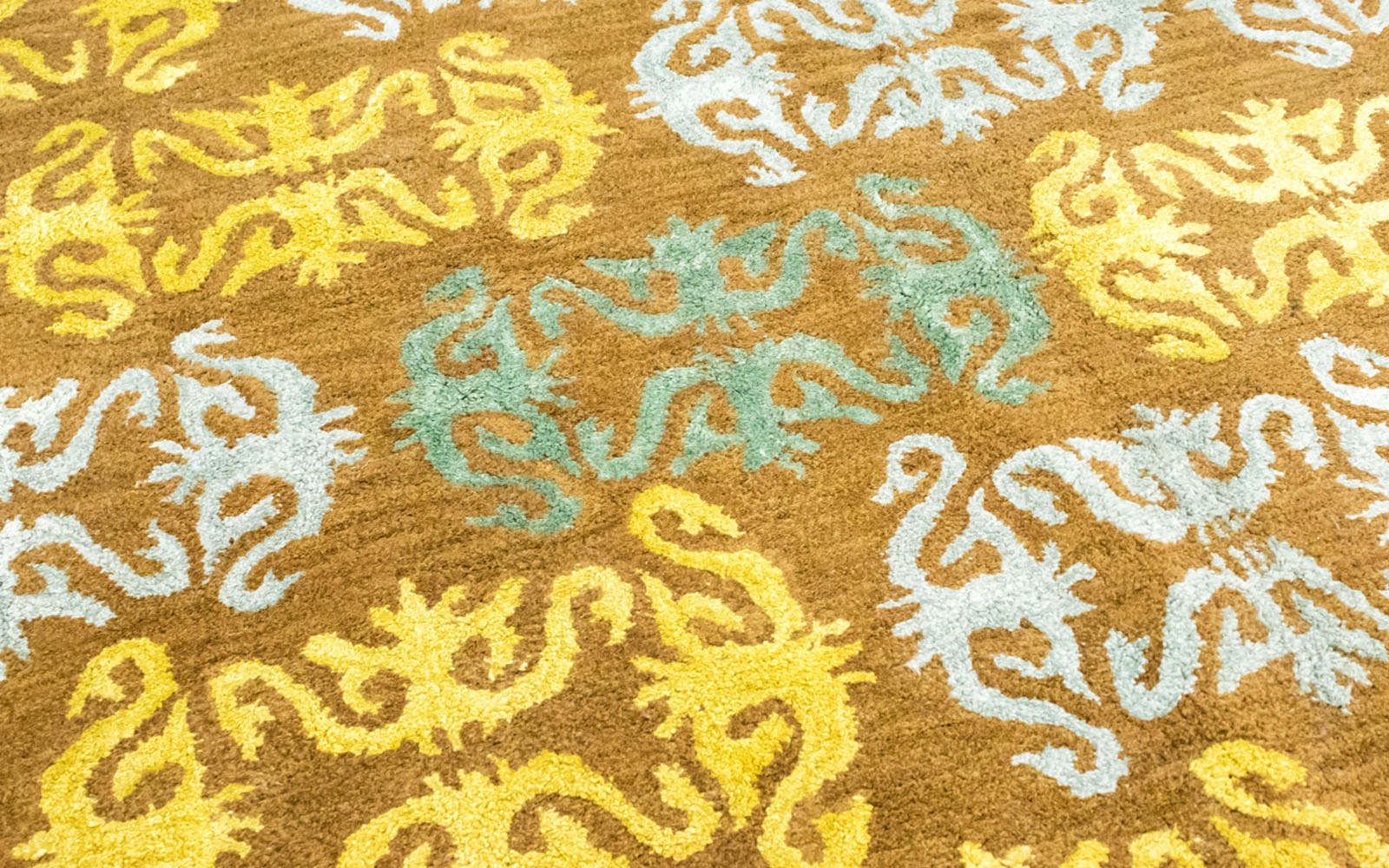 morgenland Wollteppich »Designer Teppich handgetuftet grün«, rechteckig  kaufen