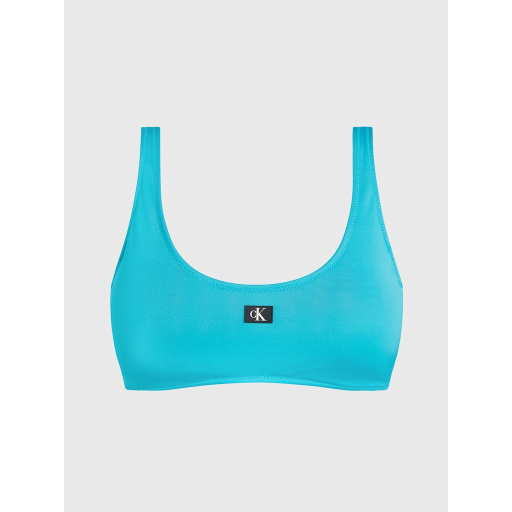 Calvin Klein Swimwear Bandeau-Bikini-Top »BRALETTE-RP«, mit Logodruck auf der Brust