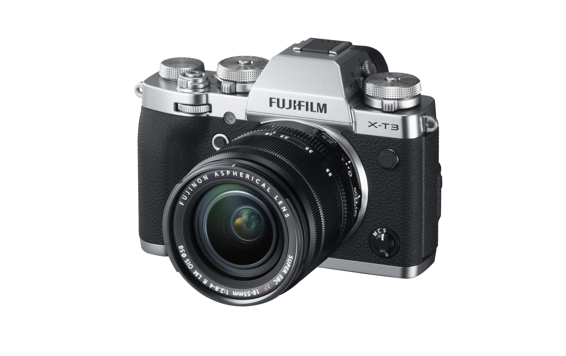 Image of FUJIFILM Kompaktkamera »X-T3 inkl. XF 18-55 mm f/2.8-4 R LM OIS silberfarben« bei Ackermann Versand Schweiz