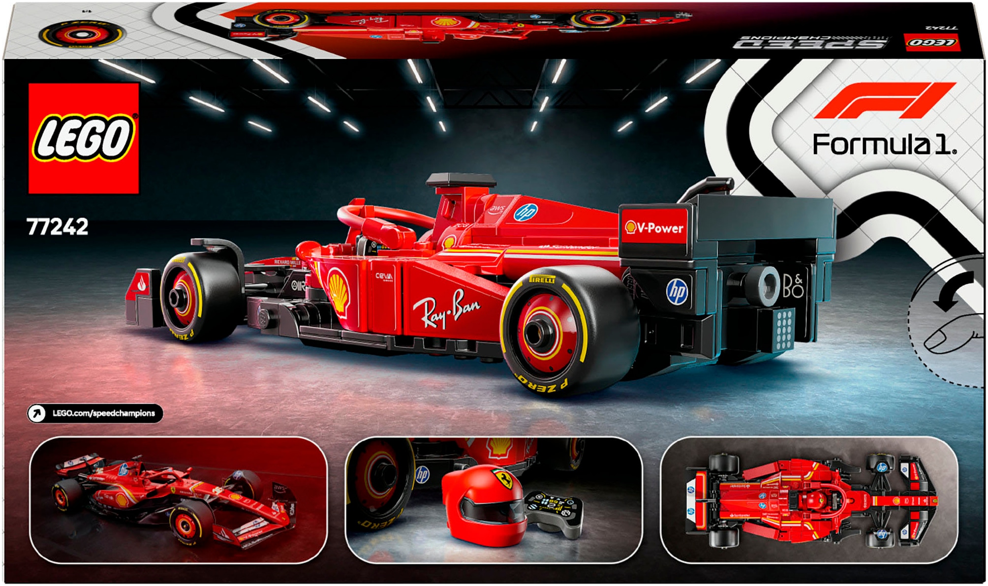 LEGO® Pions de construction »Ferrari SF-24 F1® Rennauto (77242), LEGO® Speed Champions« Made in Europe