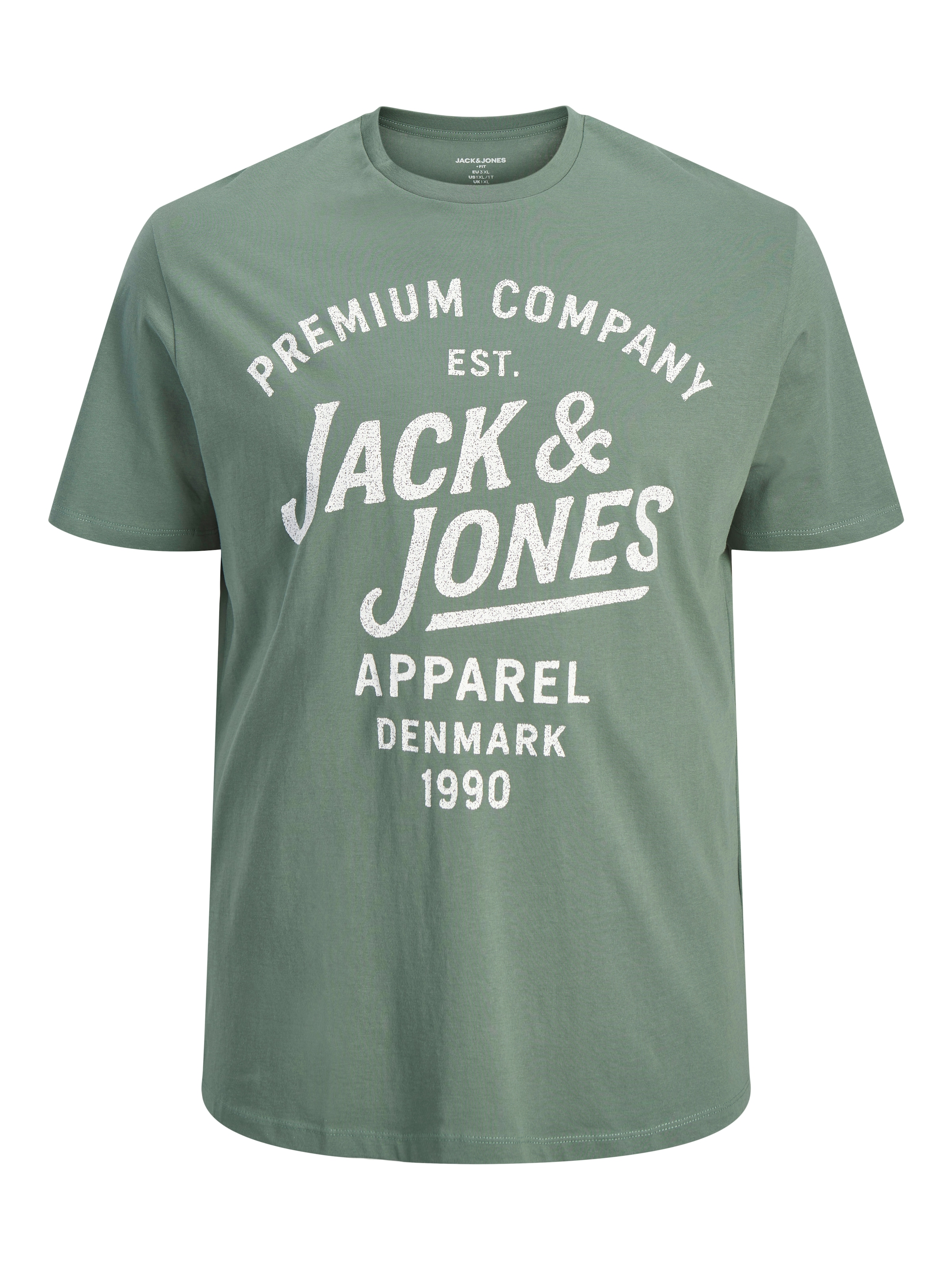 Jack & Jones PlusSize T-shirt »JPRBLUZANE SS TEE FST PLS« avec logo et inscription