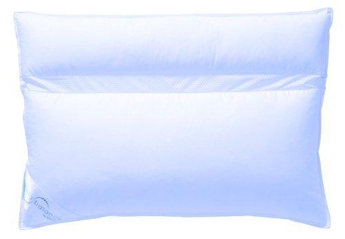 Image of billerbeck Kopfkissen »Climacontrol«, Füllung: Füllung: 90% neue, reine Entendaunen, weiss, 10% Federchen, VSB-Norm Nackenrolle: 70% Polyester, 30% Lyocell (Tencel®), Bezug: 100% Baumwolle, (1 St.) bei Ackermann Versand Schweiz
