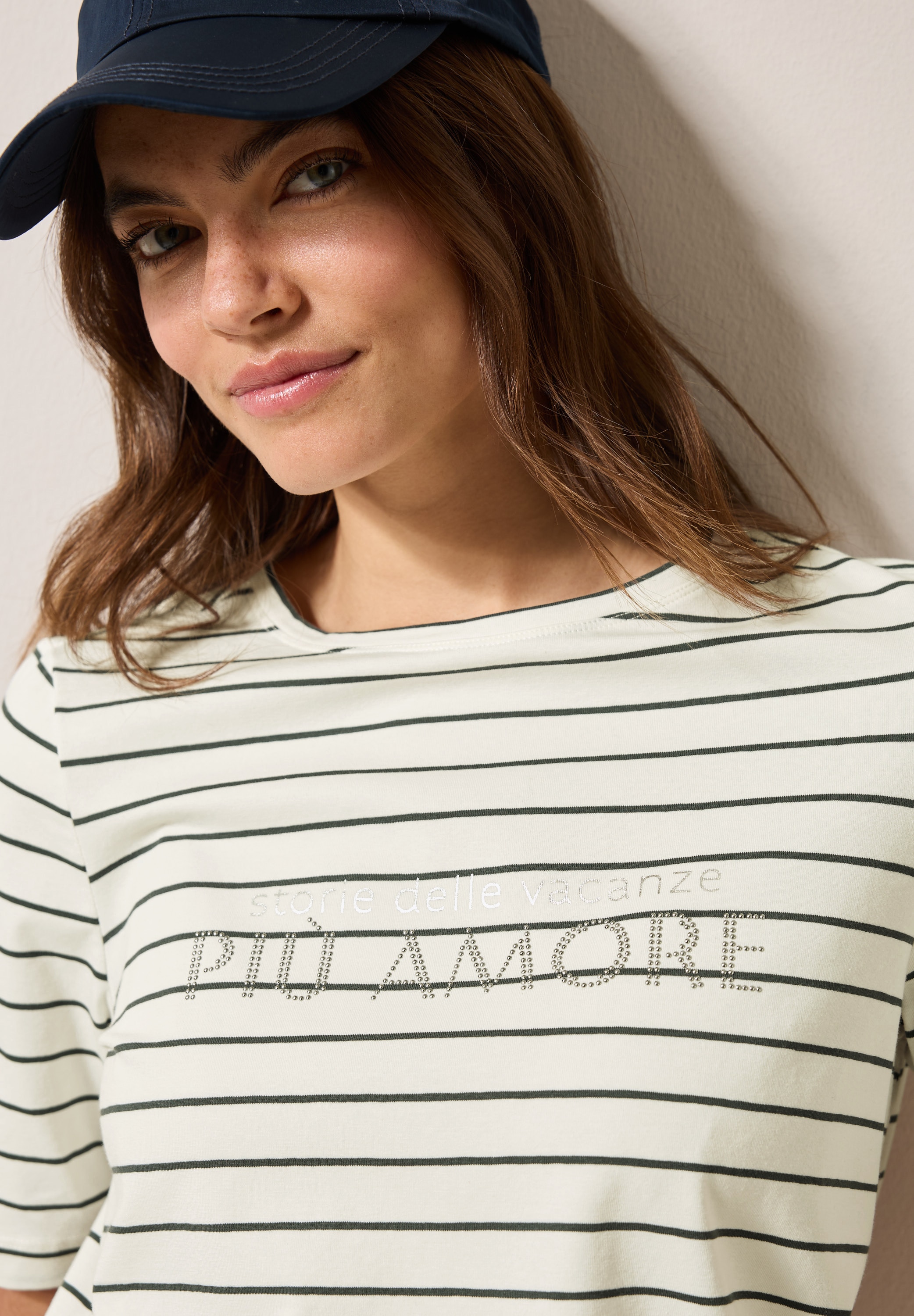 Cecil T-shirt mit Schriftzug