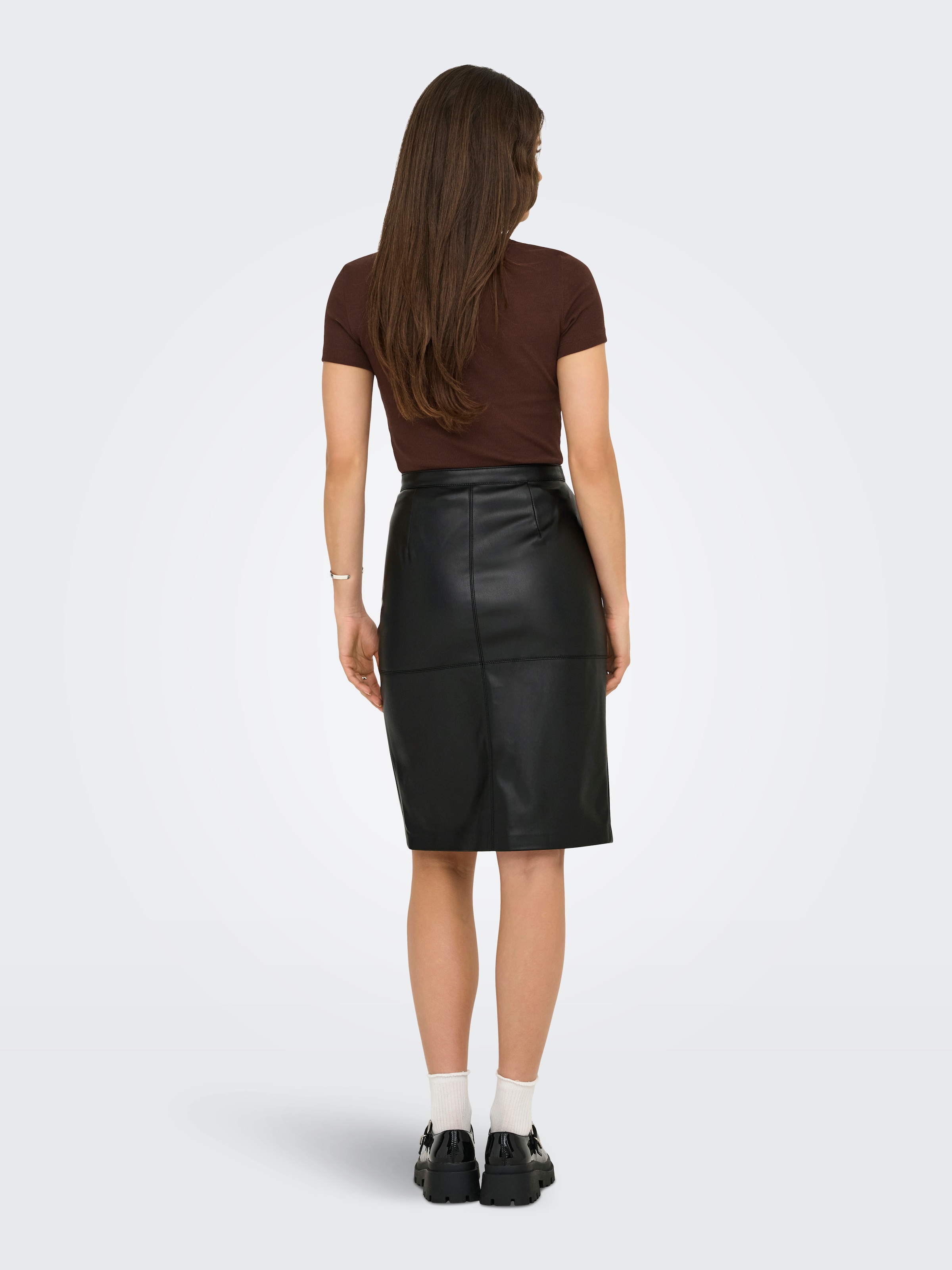 ONLY Lederimitatrock »ONLOLINE FAUX LEATHER SKIRT OTW NOOS«