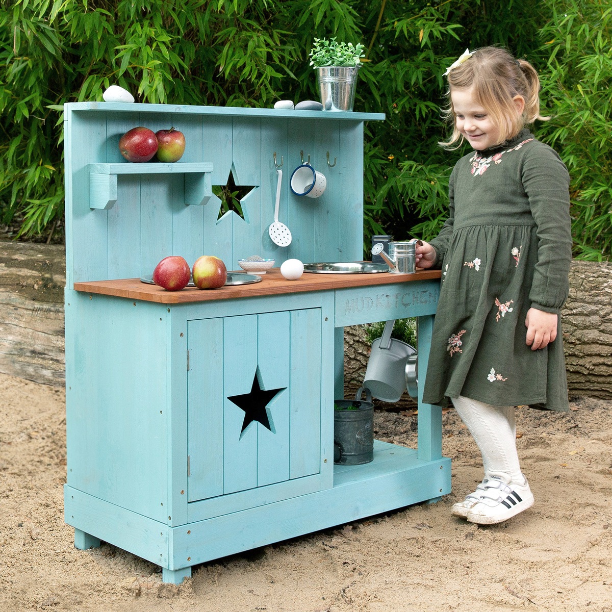 Image of MUDDY BUDDY® Outdoor-Spielküche »Adventurer Star«, Matschküche, petrolblau bei Ackermann Versand Schweiz