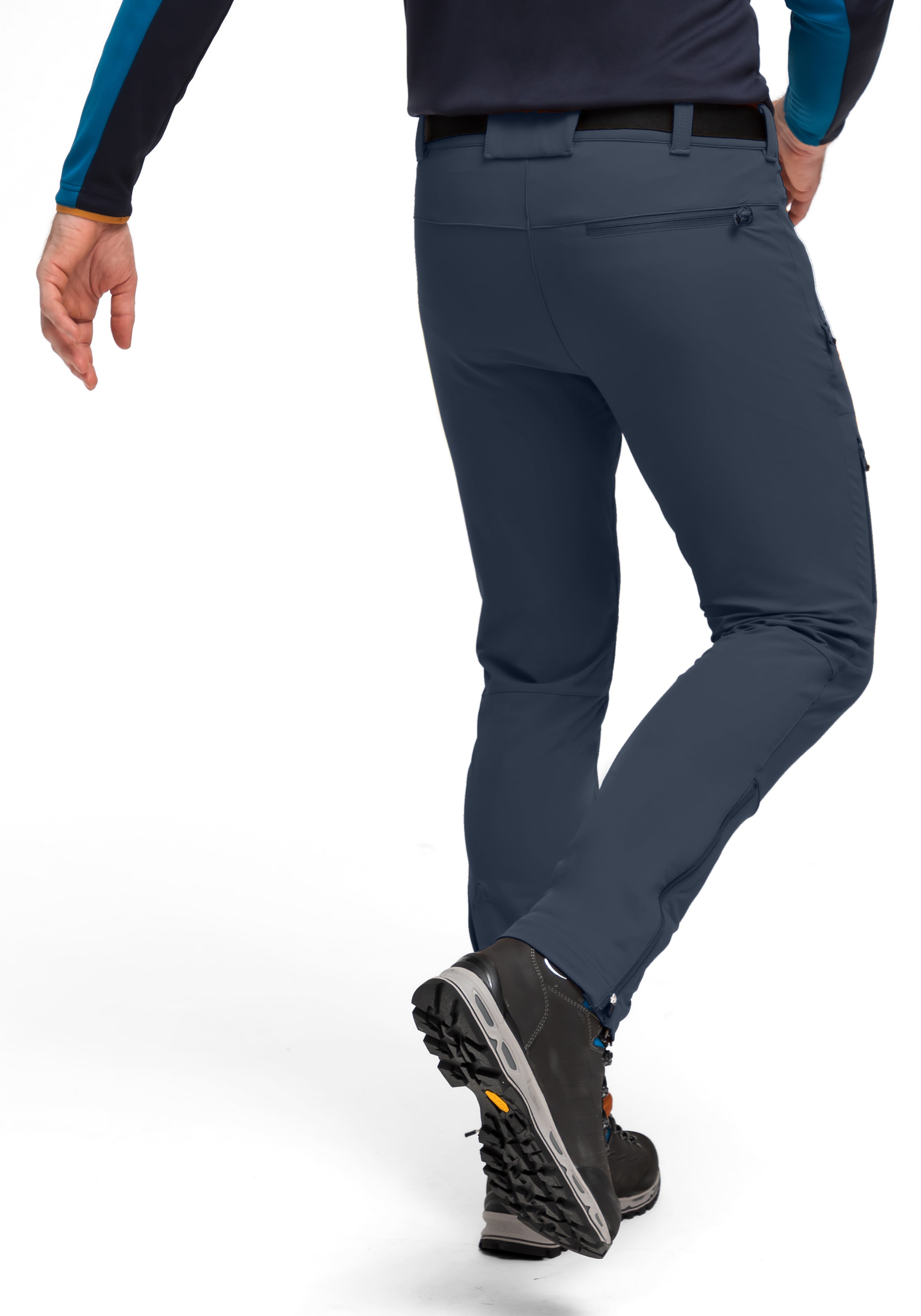 Maier Sports Funktionshose »Naturno slim«, Herren Wanderhose, elastische Trekking-Hose, 4 Taschen, Slim Fit